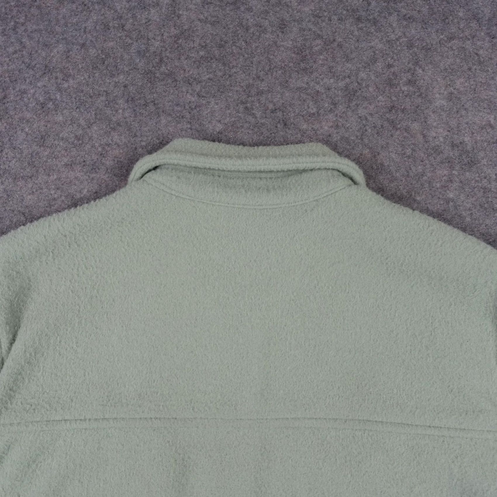 Vintage Hilary Radley Jacket Womens L Green Fleece Shacket Button Front Lined Shirt Jacket Casual All Seasons Medium/Regular Womens Large Green 90s? Size L / US 10 / IT 46 - 6 Thumbnail