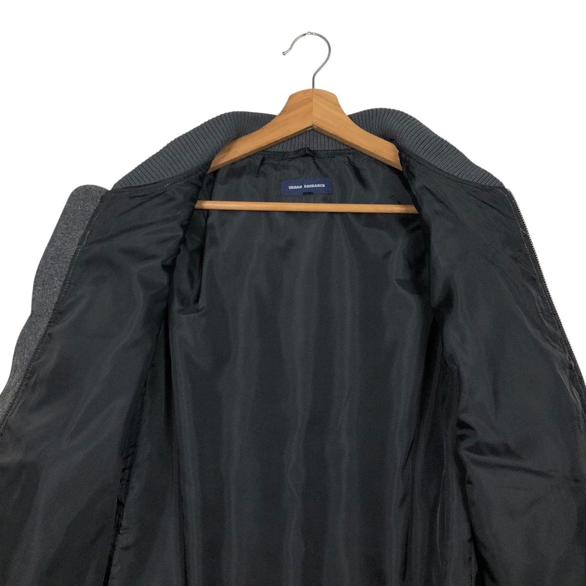 Japanese Brand 📌Vintage Wool Bomber Jacket Urban Research Issey Miyake Size US M / EU 48-50 / 2 - 15 Thumbnail