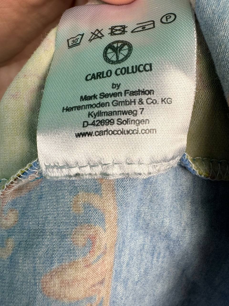 Carlo Colucci Carlo Colucci Mens T-shirt Multicolor Size M Size US M / EU 48-50 / 2 - 5 Thumbnail