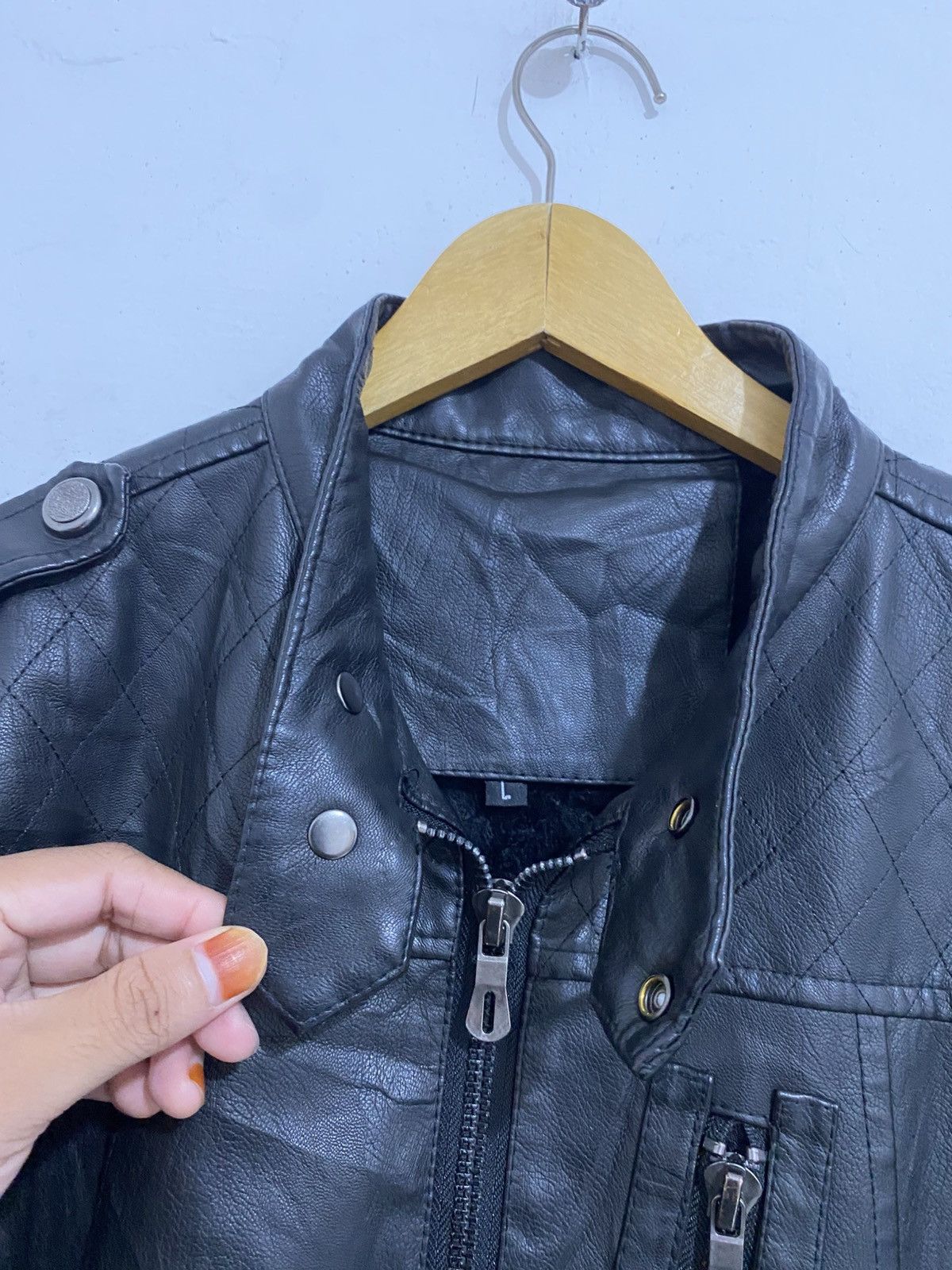 Ekam SchadrrowKnhor Leather Biker Jacket Lgb Size US L / EU 52-54 / 3 - 13 Thumbnail