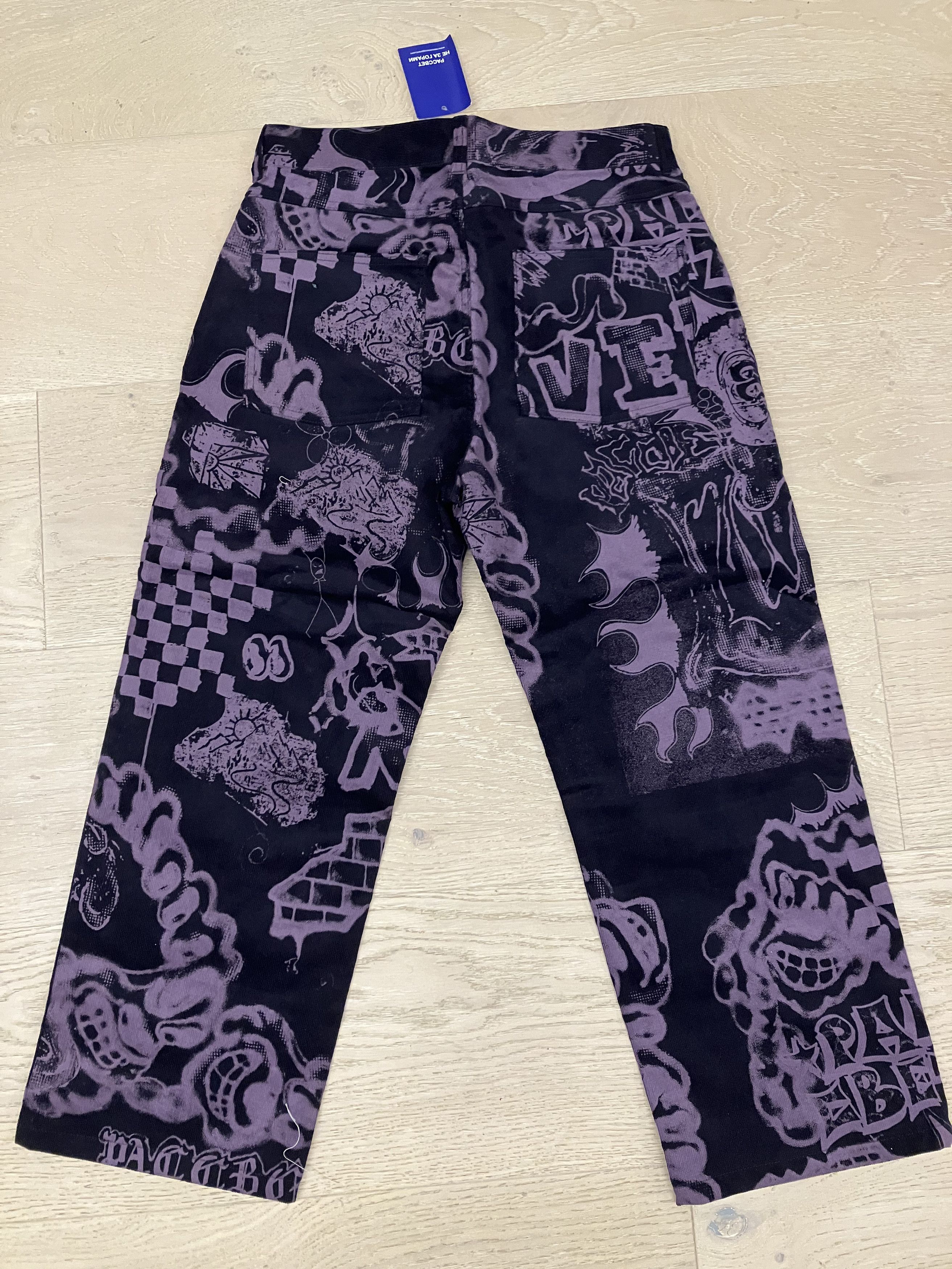 Gosha Rubchinskiy NWT PACCBET Mens Spray Corduroy Pants Size US 33 - 7 Thumbnail