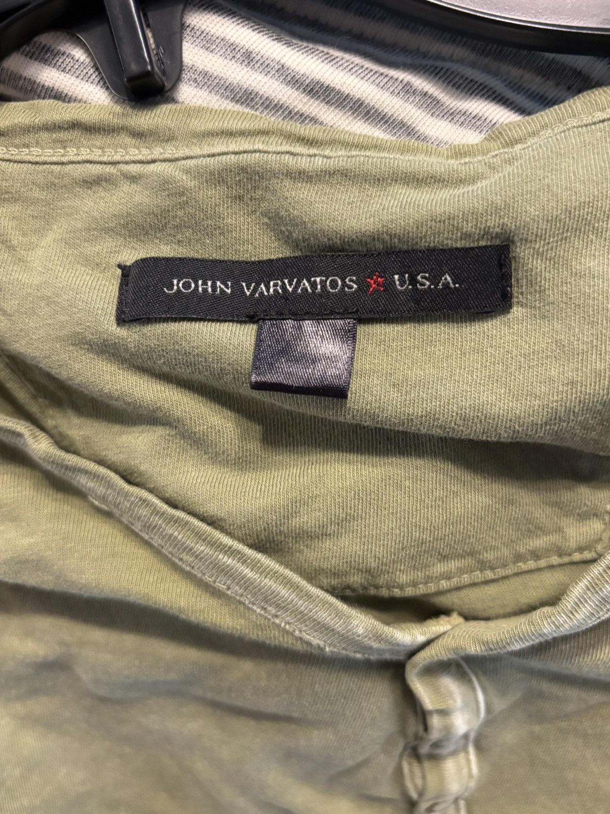 John Varvatos John Varvatos Green T-Shirt Size US XL / EU 56 / 4 - 3 Thumbnail