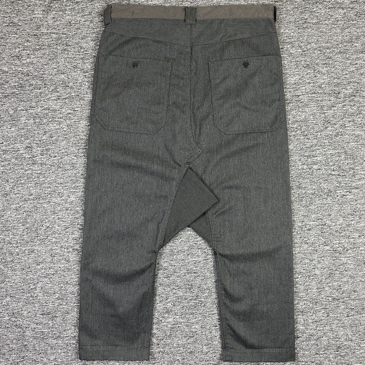 Ganryu SS2016 CDG – GANRYU – Cropped Sarouel Drop Crotch Pants Size US 38 / EU 54 - 2 Thumbnail