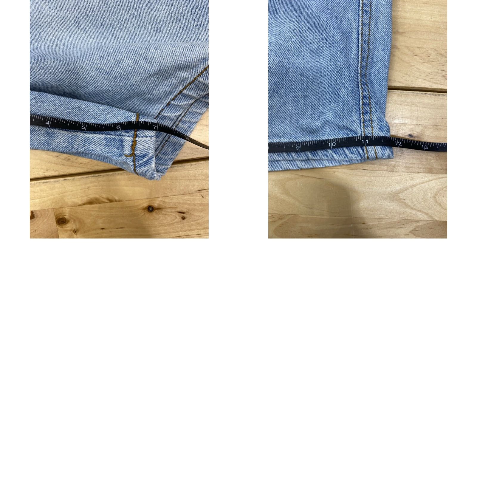 Vintage Jou Jou Classic Jean Shorts Size 13 Stone Wash #3171 Size 34" / US 12 / IT 48 - 8 Thumbnail