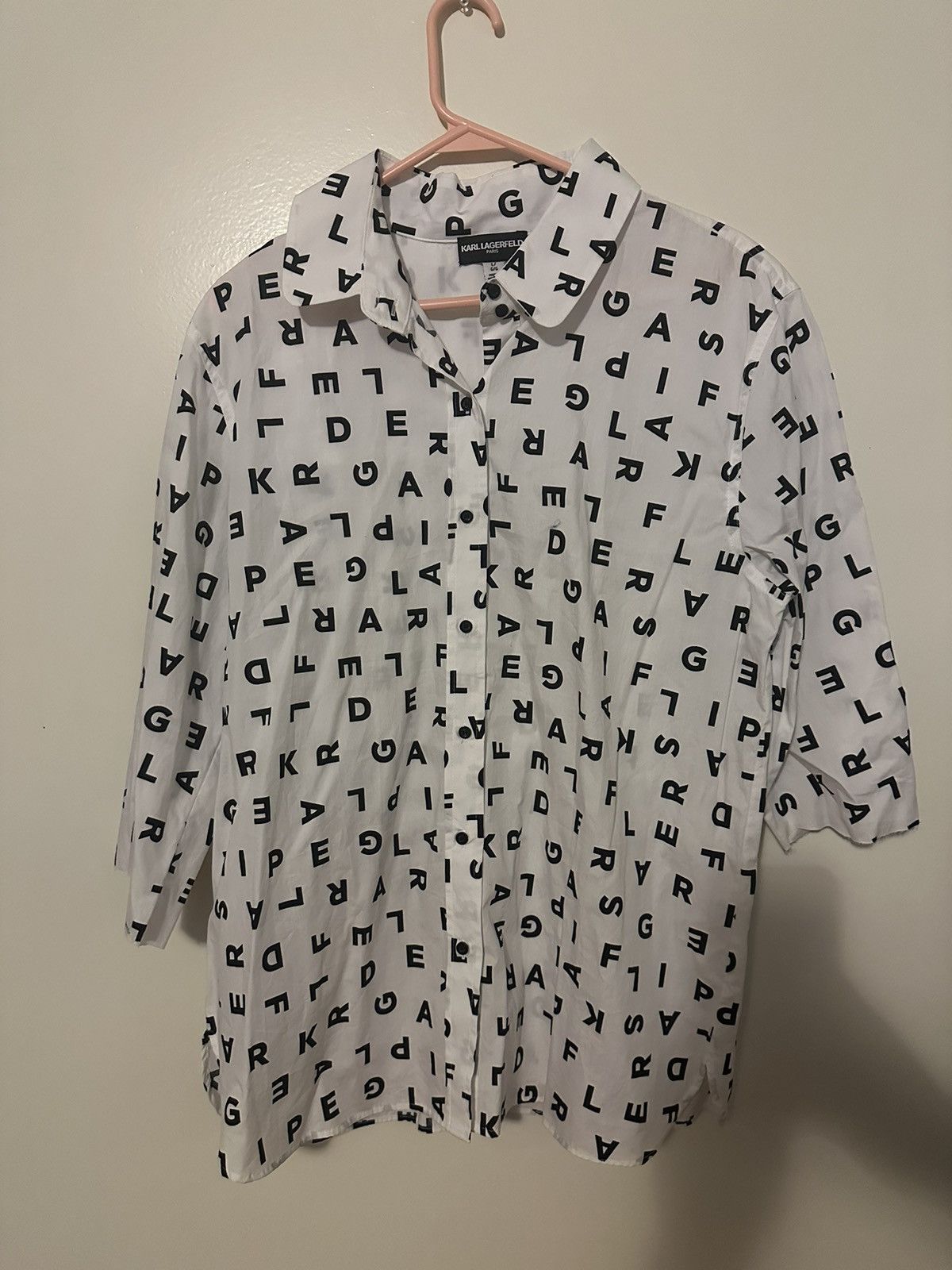 Karl Lagerfeld All Over Dress Shirt Size US L / EU 52-54 / 3 - 1 Thumbnail