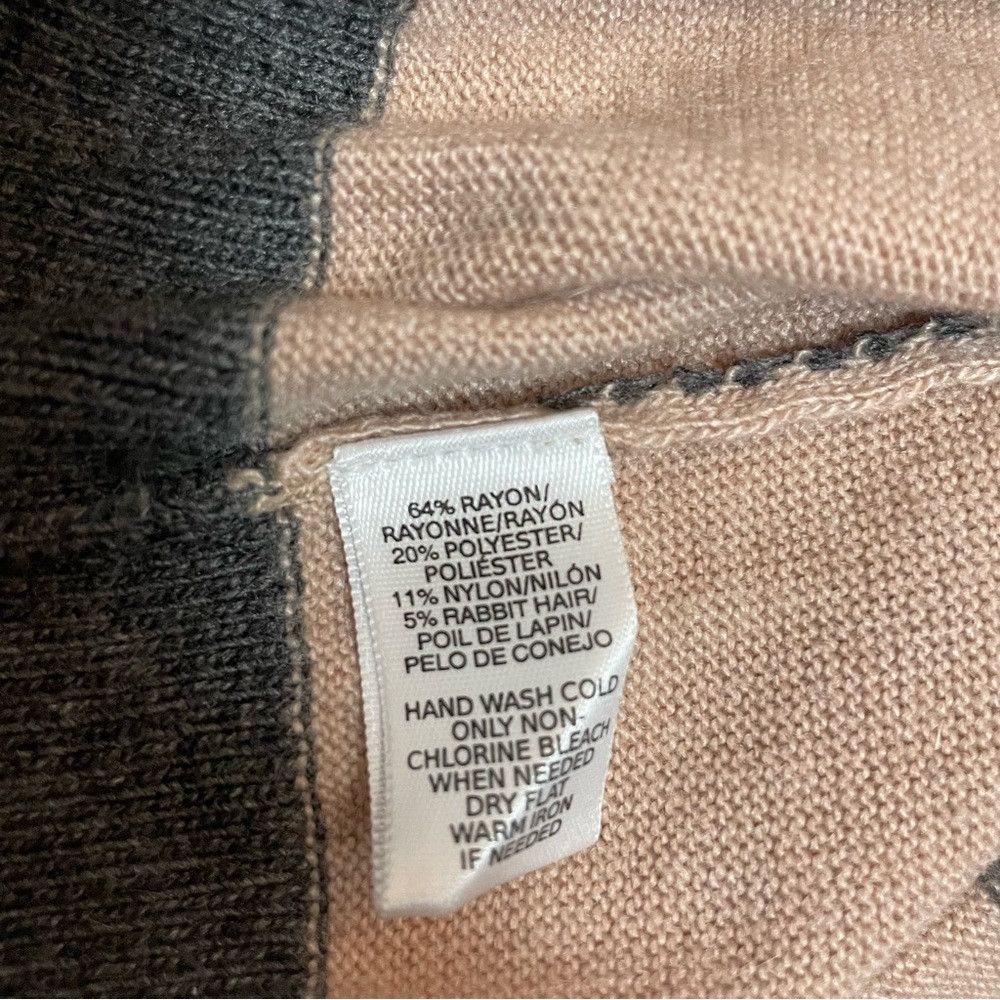Loft Loft Beige Grey Stripes Soft Sweater Size XL Size XL / US 12-14 / IT 48-50 - 8 Thumbnail