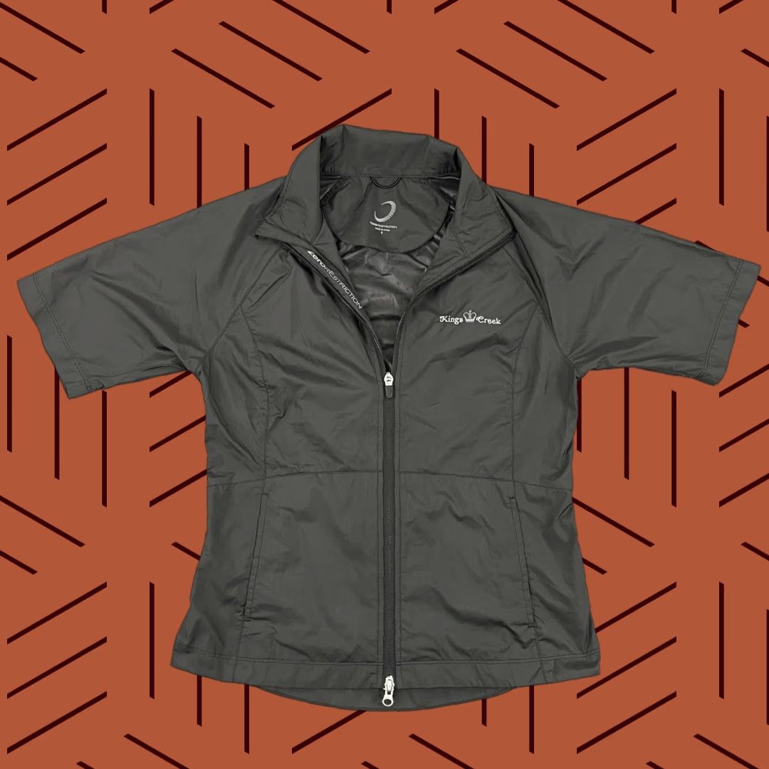 Vintage Zero Restriction Windbreaker Jacket Women Small Half Sleeve Full Zip Kings Creek Size S / US 4 / IT 40 - 1 Thumbnail