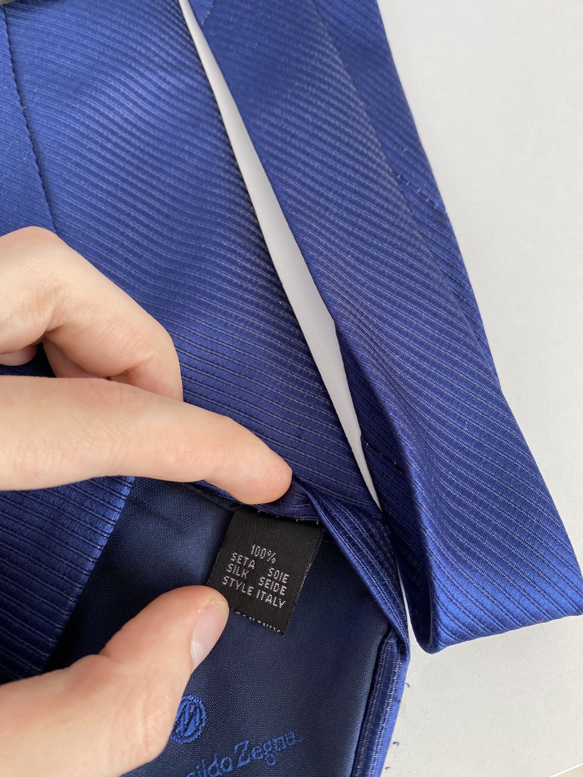 Ermenegildo Zegna Vintage Ermenegildo Zegna Tie Size ONE SIZE - 7 Thumbnail