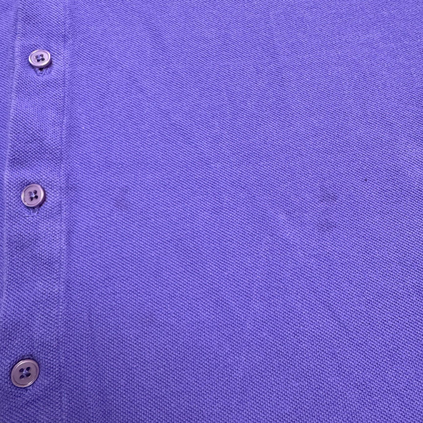 Asos ASOS Button-Down Polo Shirt Mens Medium Purple Long Sleeve Oversized Pique Knit Shirt Adult M Purple Casual Classic Size US M / EU 48-50 / 2 - 4 Thumbnail