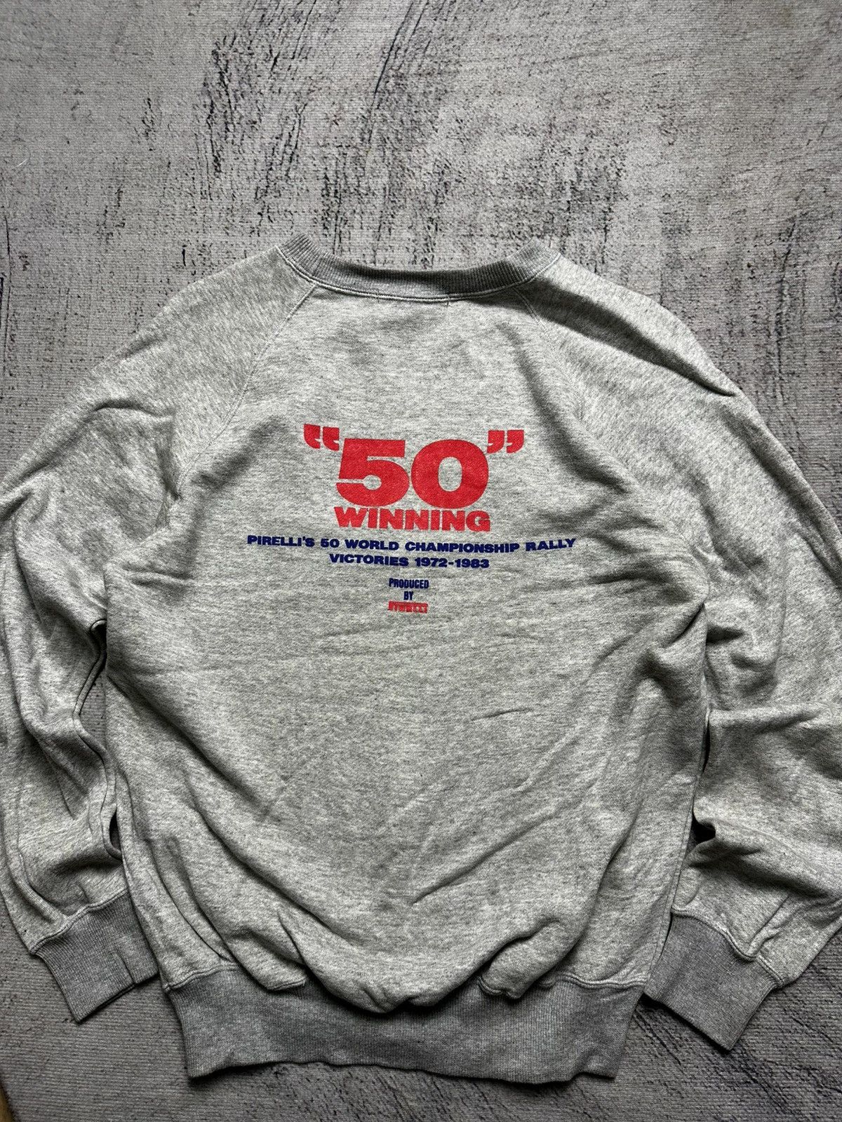 Pirelli 80’s Vintage Pirelli Racing Sweatshirt Size US M / EU 48-50 / 2 - 2 Thumbnail