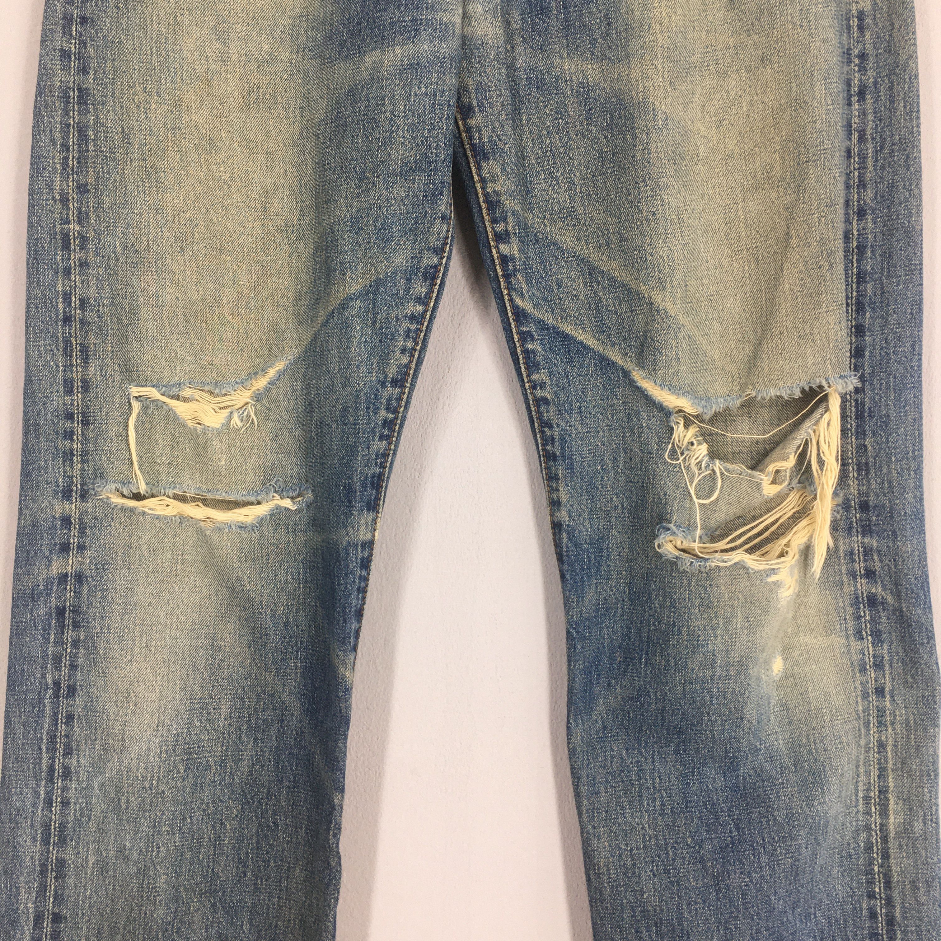 Levi's 32x29.5 Vintage 90s Levis 502 LVC Big E Japan Faded S2038 Size US 32 / EU 48 - 3 Thumbnail