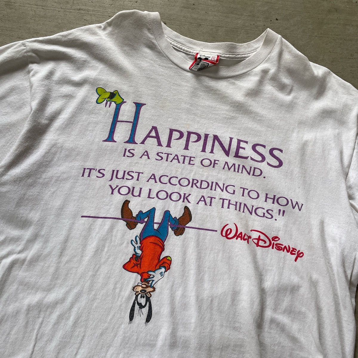 Designer × Vintage Vintage 90s Disney Goofy T Shirt Size US L / EU 52-54 / 3 - 3 Thumbnail