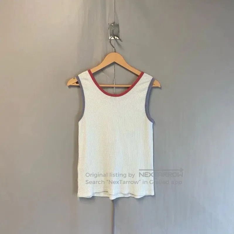Yves Saint Laurent YSL White Knitted Women's Top Size M . Size M / US 6-8 / IT 42-44 - 2 Thumbnail