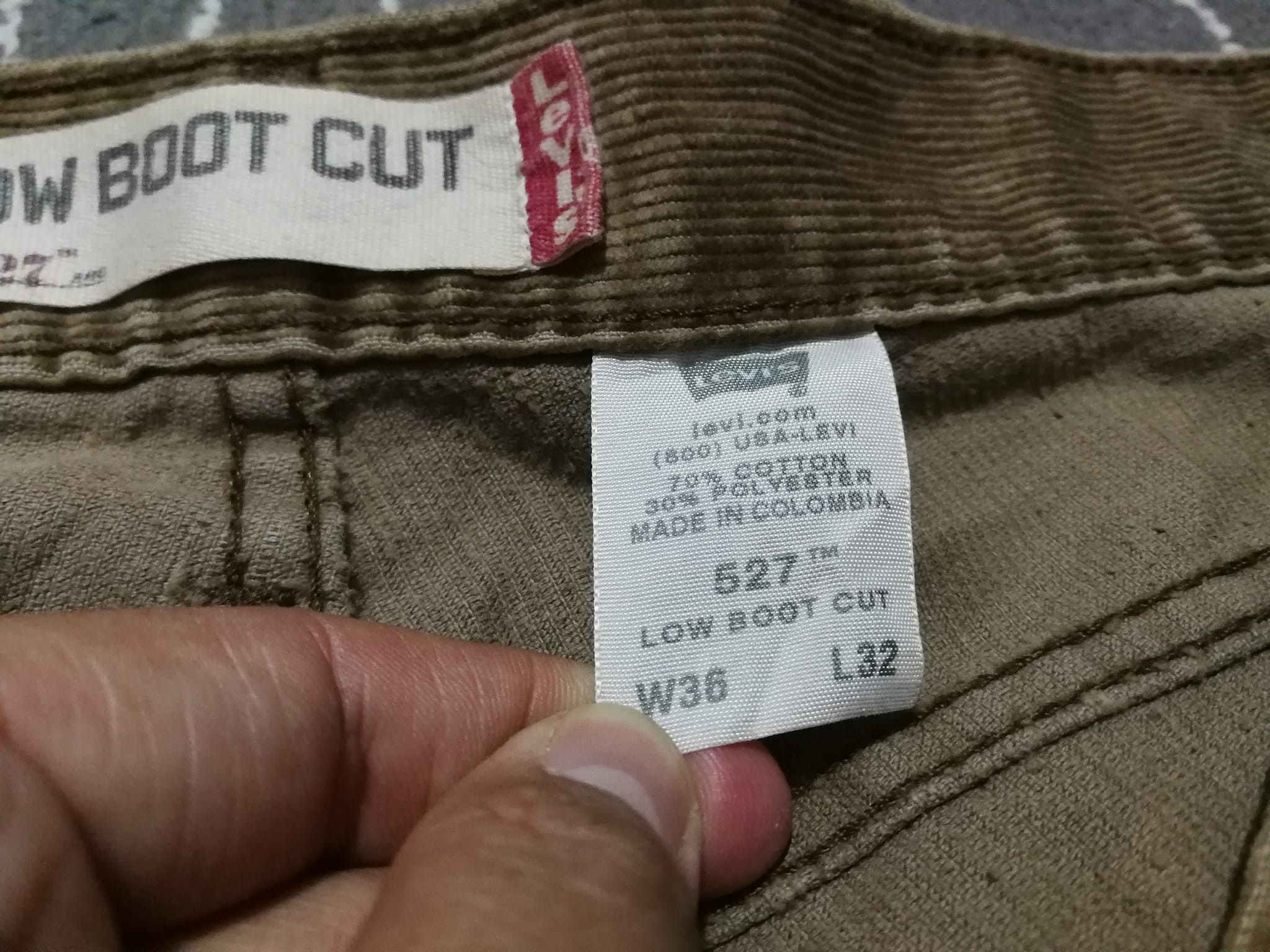 Levi's × Vintage Vintage Levis Low Boot Cut codroi w37 2062 Size US 37 - 8 Thumbnail