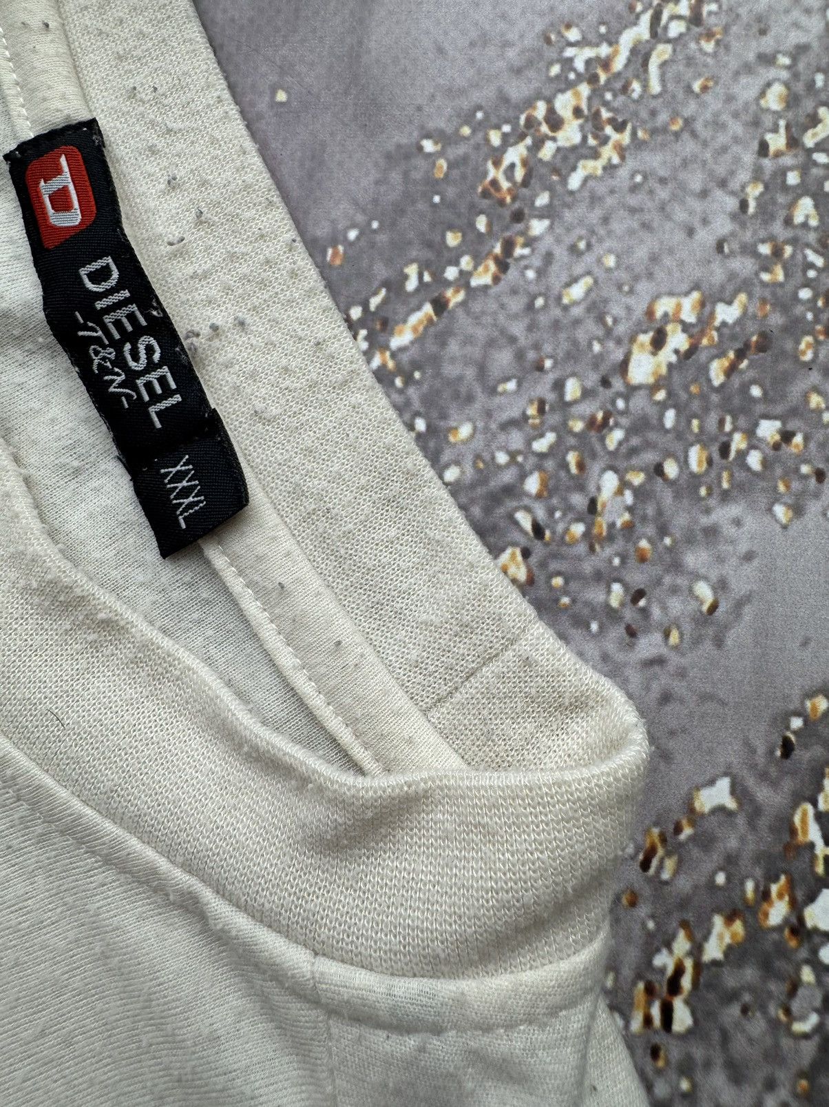 Diesel Diesel Vintage Worn T-Shirt Size US XL / EU 56 / 4 - 8 Thumbnail