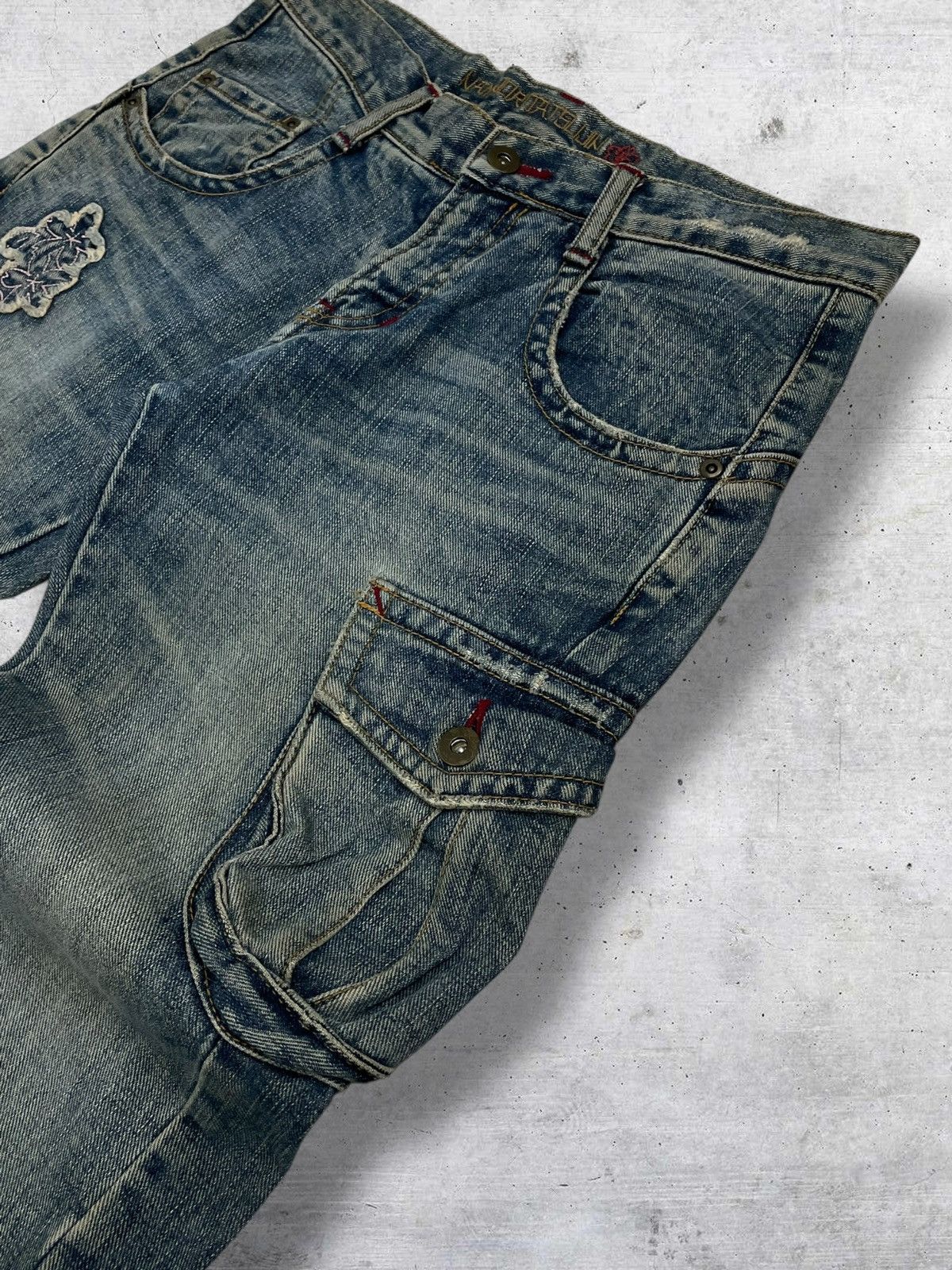 Japanese Brand VINTAGE NAMINORITATSUN OG JAPAN DESIGNER GOA POCKET DENIM Size US 30 / EU 46 - 7 Thumbnail