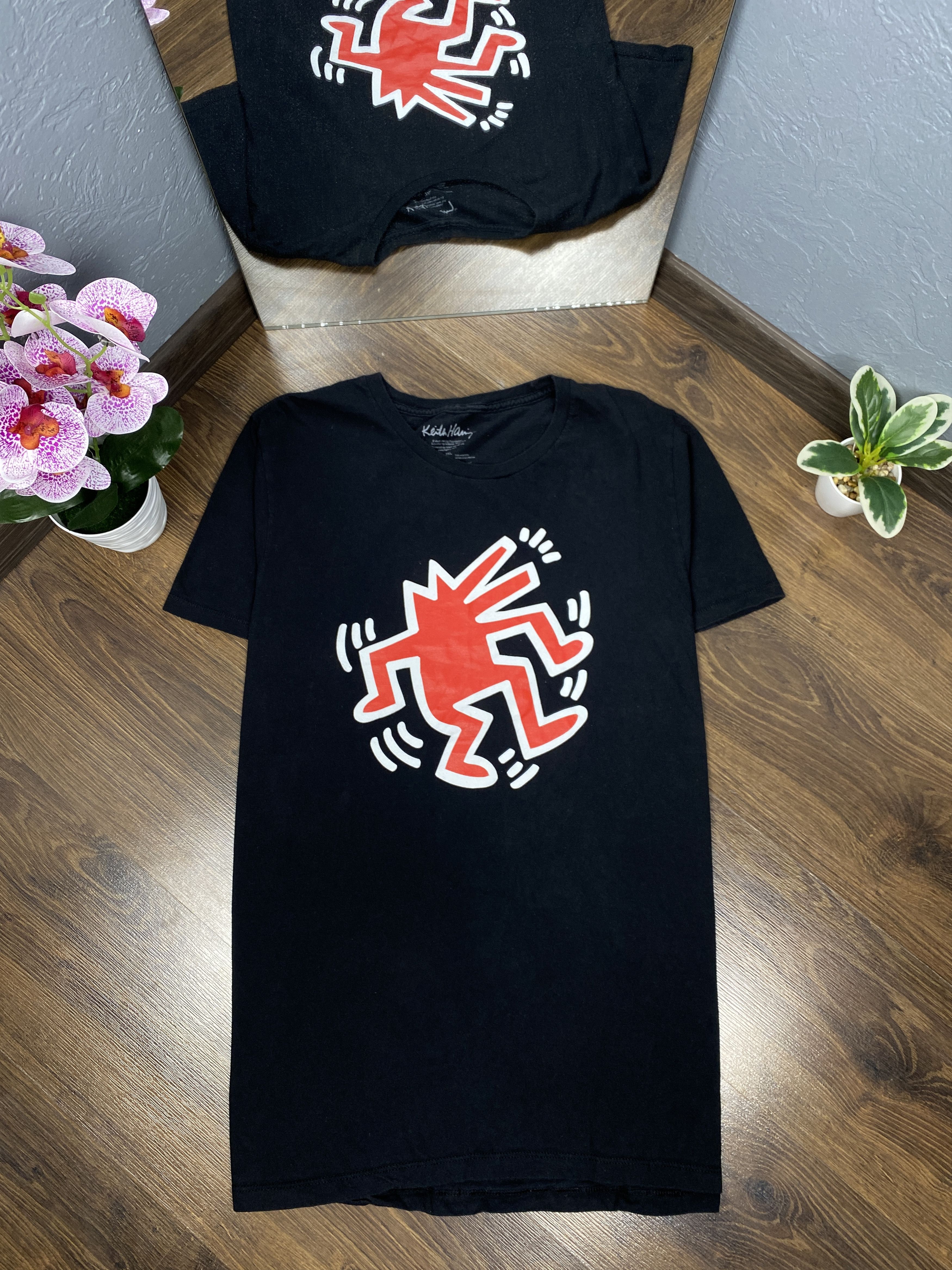 Keith Haring Keith Hans big logo grafic t-shirt Size US XXL / EU 58 / 5 - 1 Thumbnail