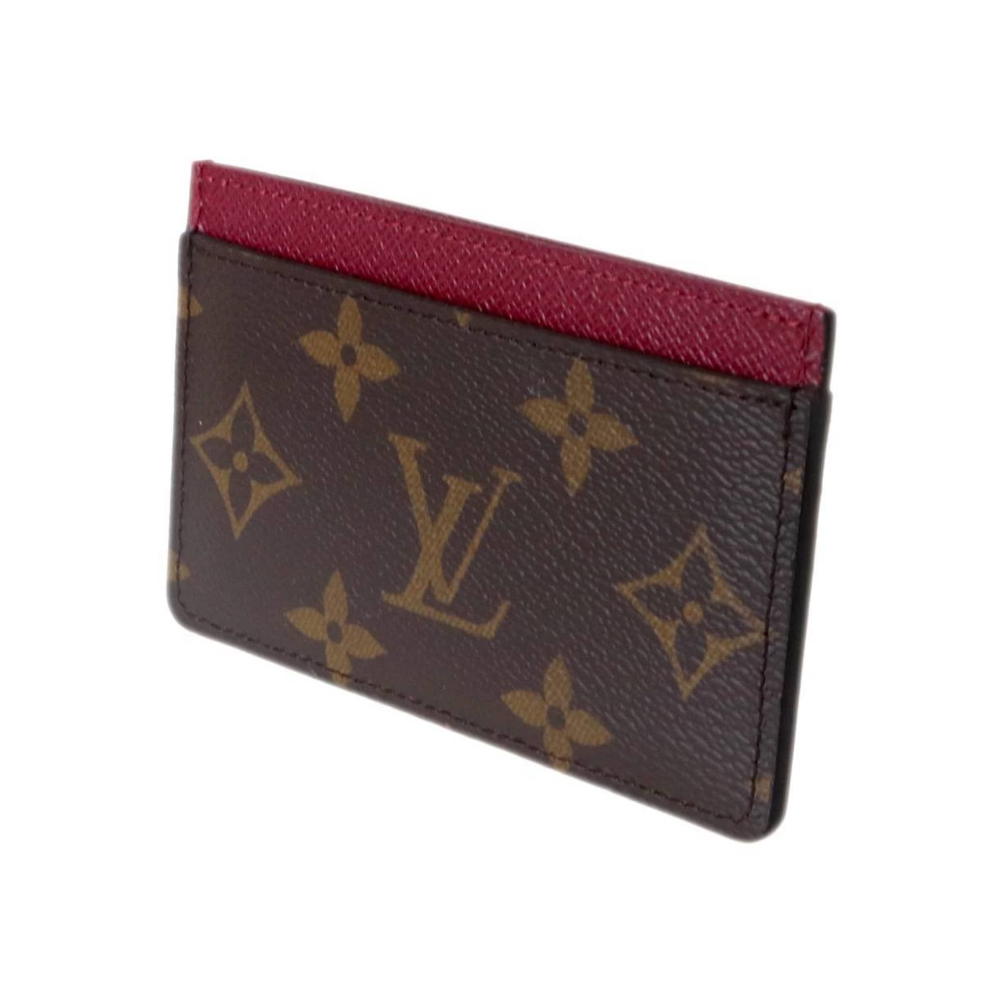 Other LOUIS VUITTON Porte Carte Sample Card Case/Business Holder Monogram Fuchsia M60703 Size ONE SIZE - 1 Thumbnail
