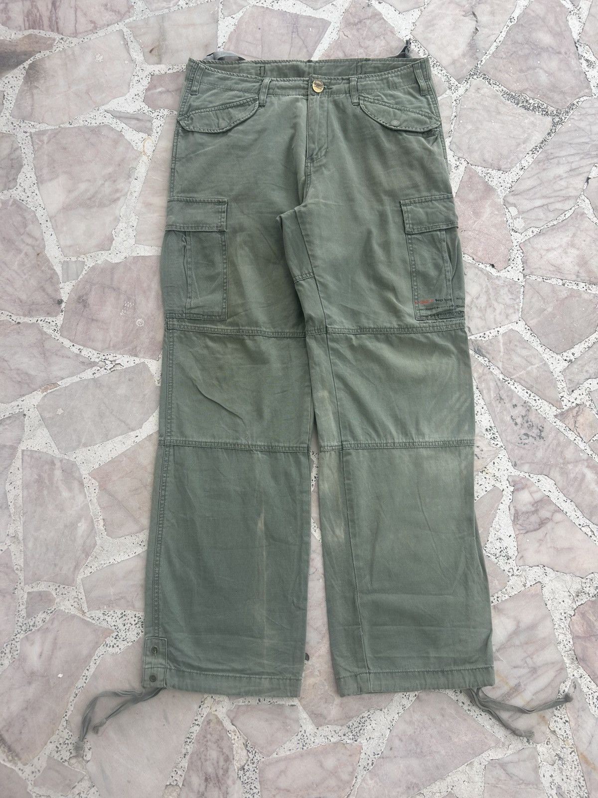 Japanese Brand K-Dist Japan Vintage Fatigue Cargo Pants Size US 34 / EU 50 - 1 Thumbnail