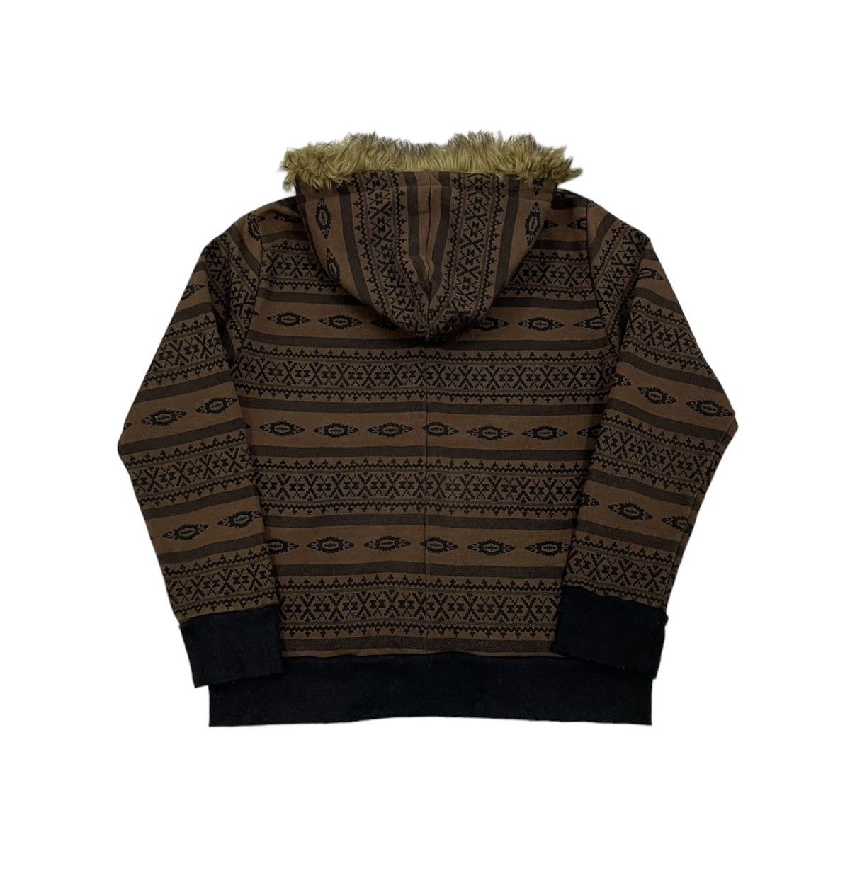 Japanese Brand Drift Rage Japan Navajo Fur Hoodie Size US S / EU 44-46 / 1 - 4 Thumbnail