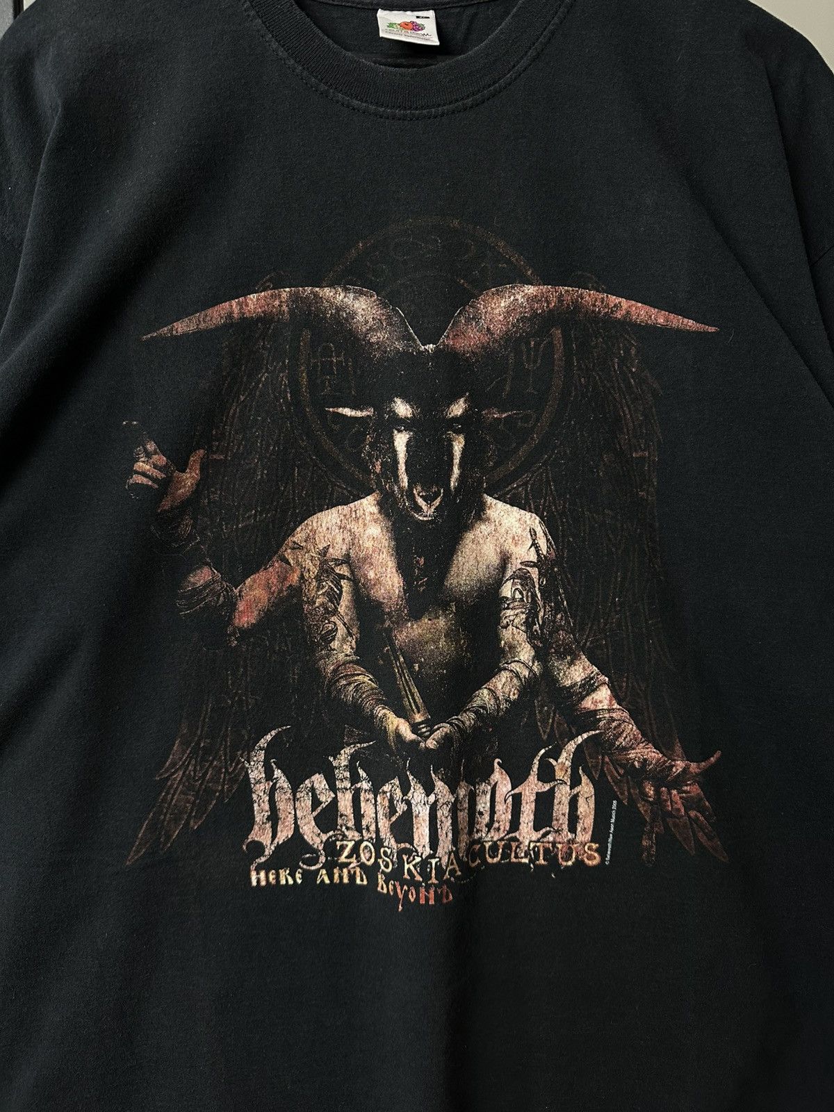 Band Tees Vintage Behemoth Zos Kia Cultus T-Shirt Merch Band 2005 Size US XL / EU 56 / 4 - 3 Thumbnail