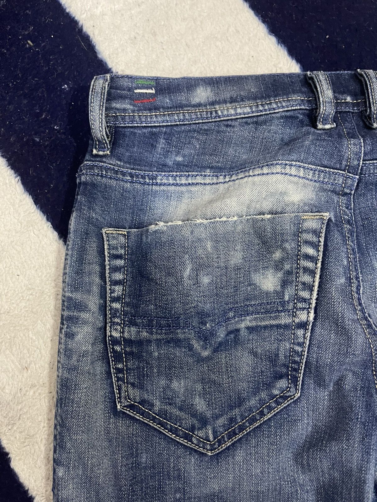 Diesel Diesel Distressed Jeans (14) Size US 30 / EU 46 - 11 Thumbnail