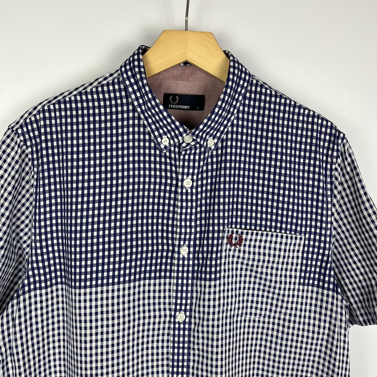 Fred Perry Fred Perry Shirt Short Sleeve Checkered pocket 90’s old Size US L / EU 52-54 / 3 - 2 Thumbnail