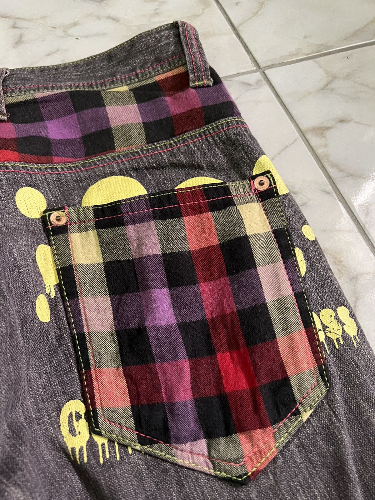 Hysteric Glamour × If Six Was Nine × Japanese Brand 💥Baggy💥Vintage 90’s Style Dominate Handcrafted Jean Size US 33 - 13 Thumbnail