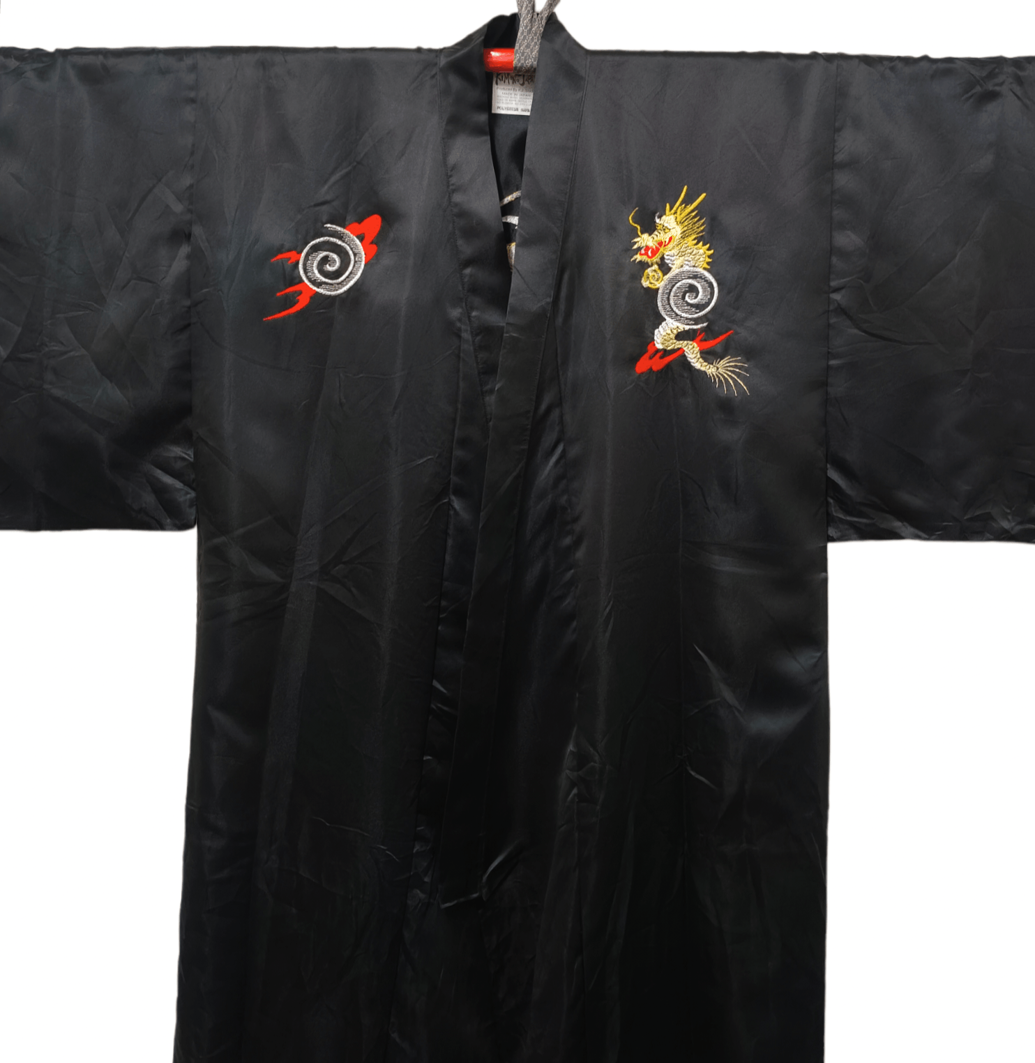 Beauty Beast Rare Japanese Kimono Embroidery Dragon Yakuza Size US L / EU 52-54 / 3 - 7 Thumbnail