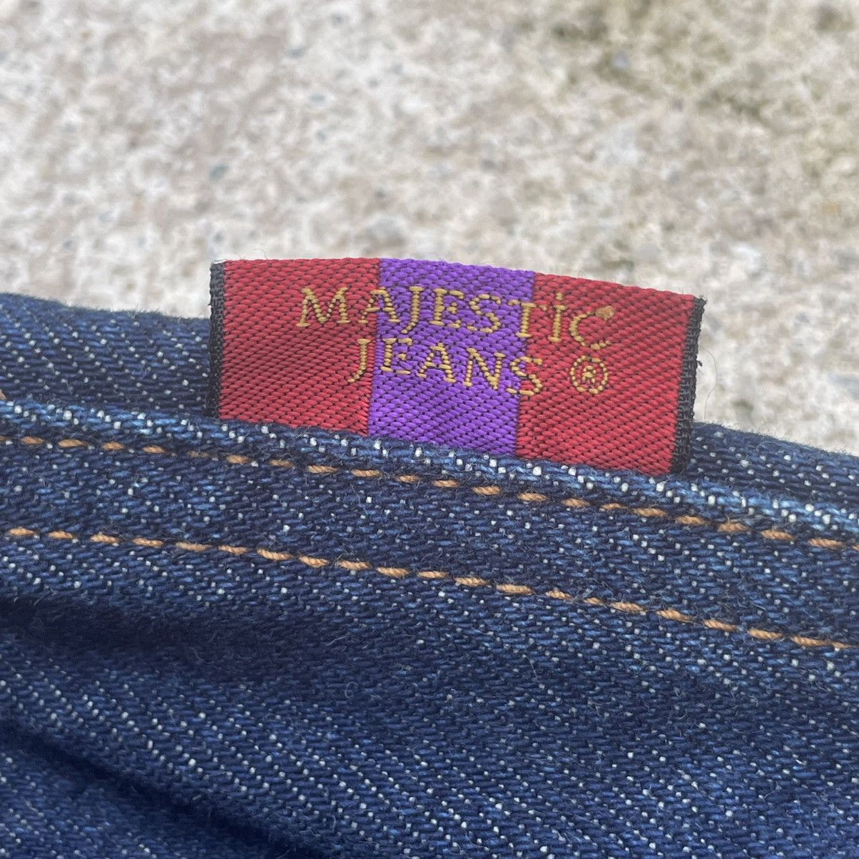 Majestic × Vintage “MAJESTIC” CRAZY VINTAGE MAJESTIC JEANS Size US 31 - 12 Thumbnail