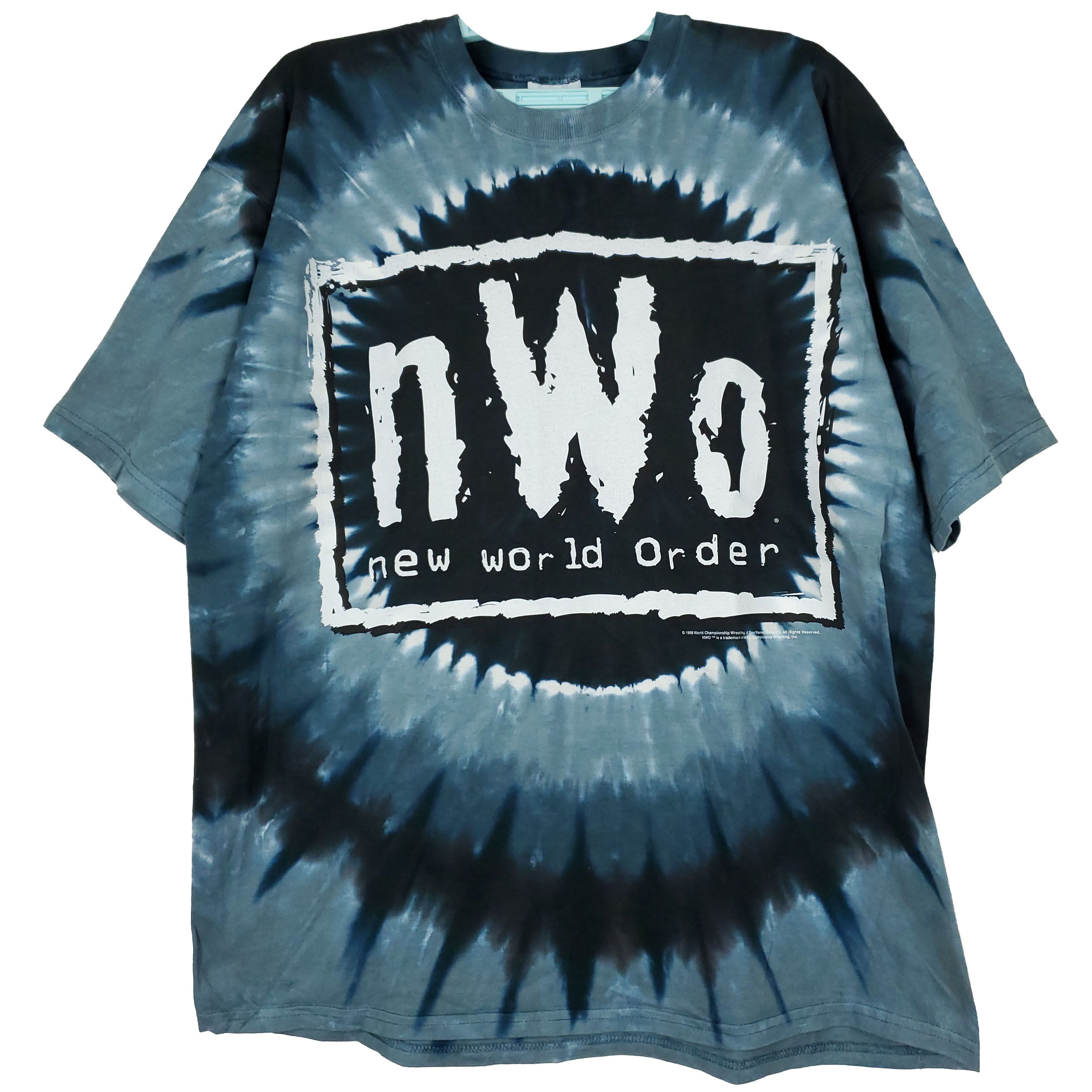 image of Vintage Liquid Blue Nwo T-Shirt Black XL Xlarge New in Black Gray Blue, Men's