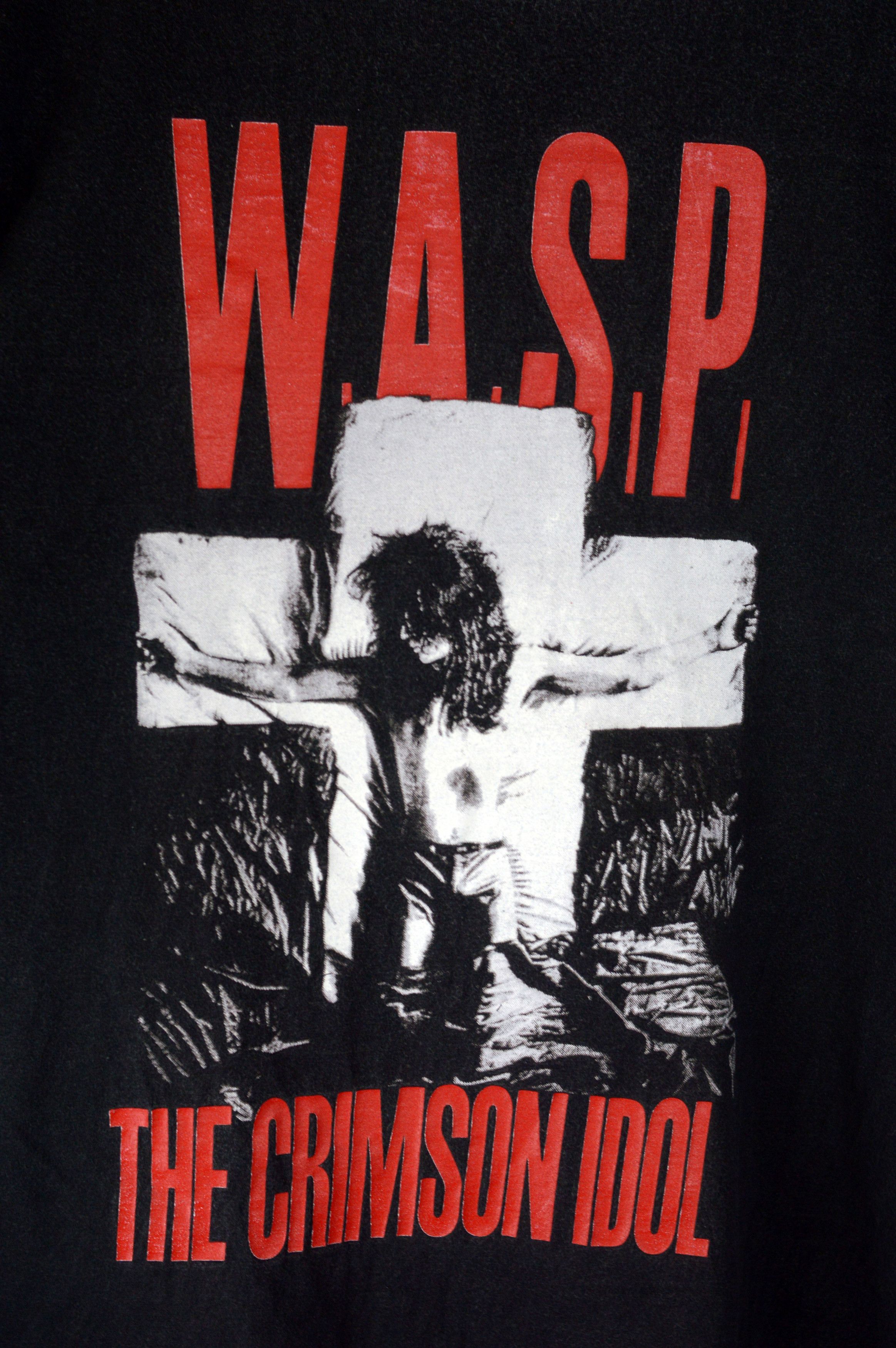 Band Tees × Vintage Vintage WASP The Crimson Idol 1992 t shirt Size US XL / EU 56 / 4 - 3 Thumbnail