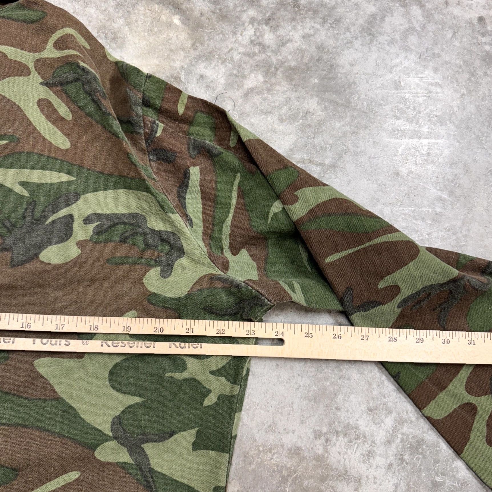 Vintage Kmart Woodland Camo Field Jacket Mens M Camouflage Button Front Pockets Size US M / EU 48-50 / 2 - 5 Thumbnail