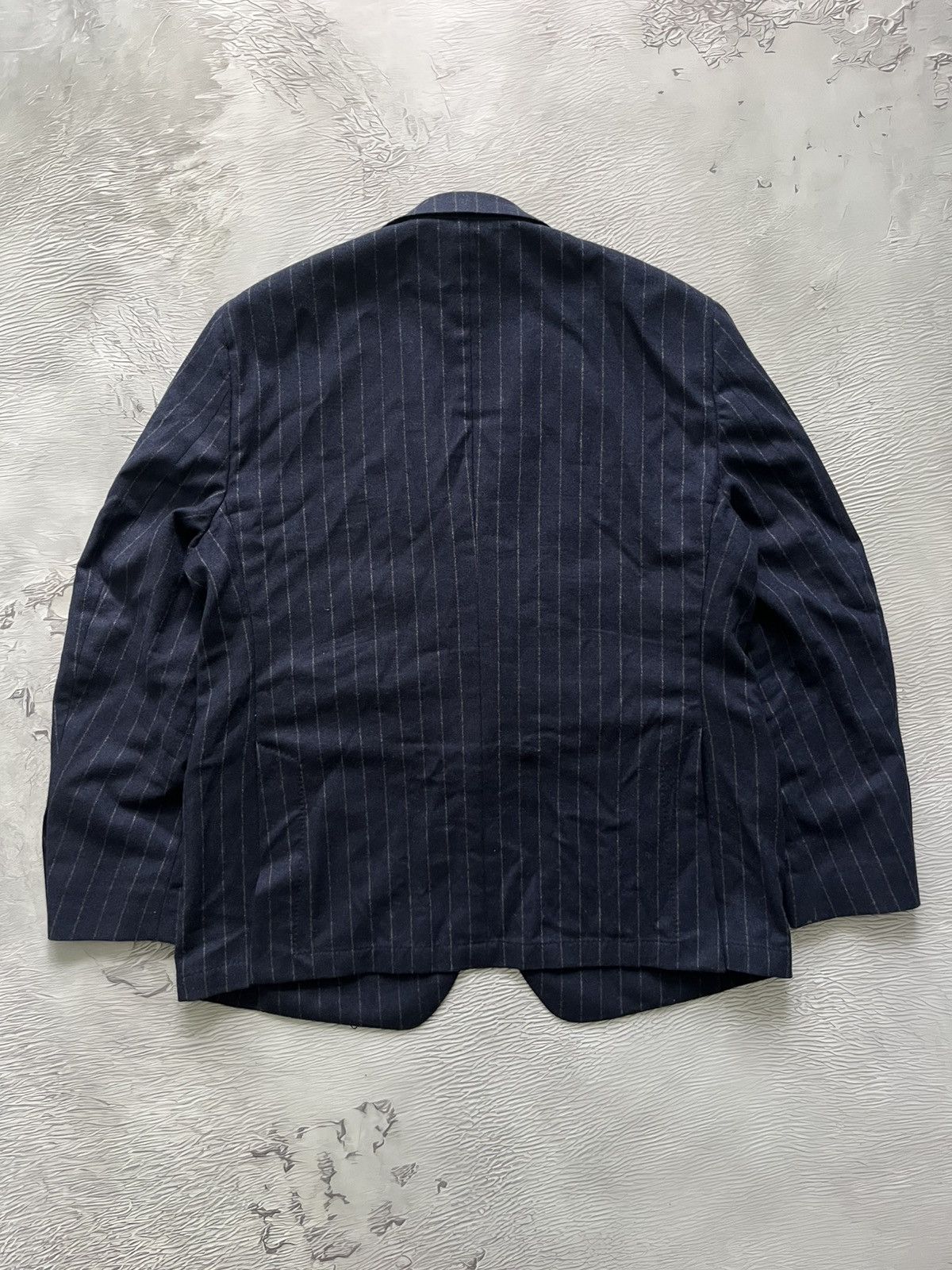 Hackett Hackett London Pinstripes Wool Men's Blazer Jacket Size 46R - 8 Thumbnail