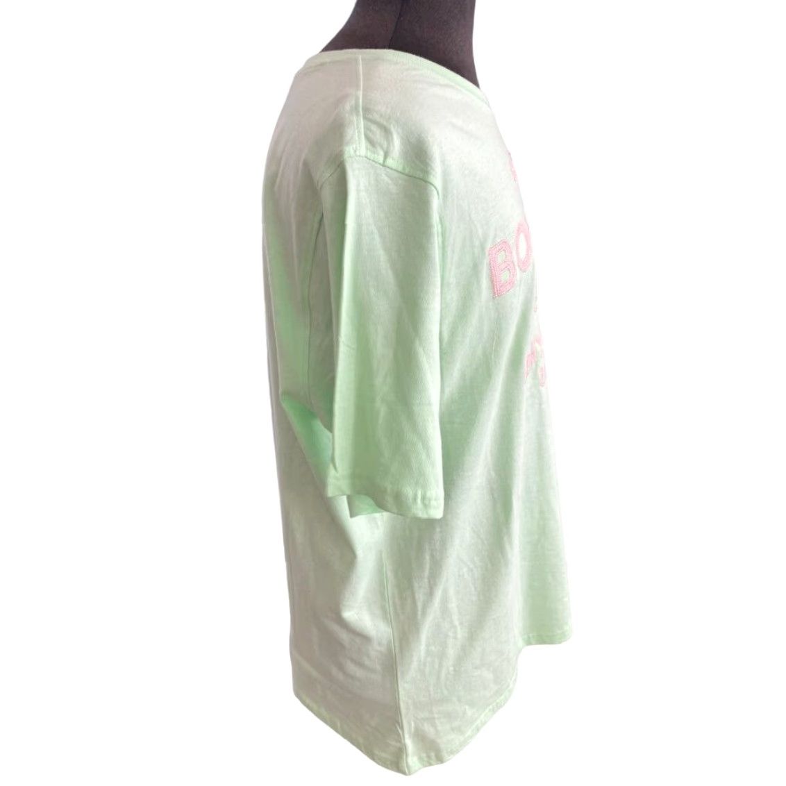 Born Born Fly T-Shirt XL Men Crew Neck Short Sleeve Embroidered Logo Mint Green Pink Multicolor Cotton NWT Crew Neck Shirt Size US XL / EU 56 / 4 - 4 Thumbnail