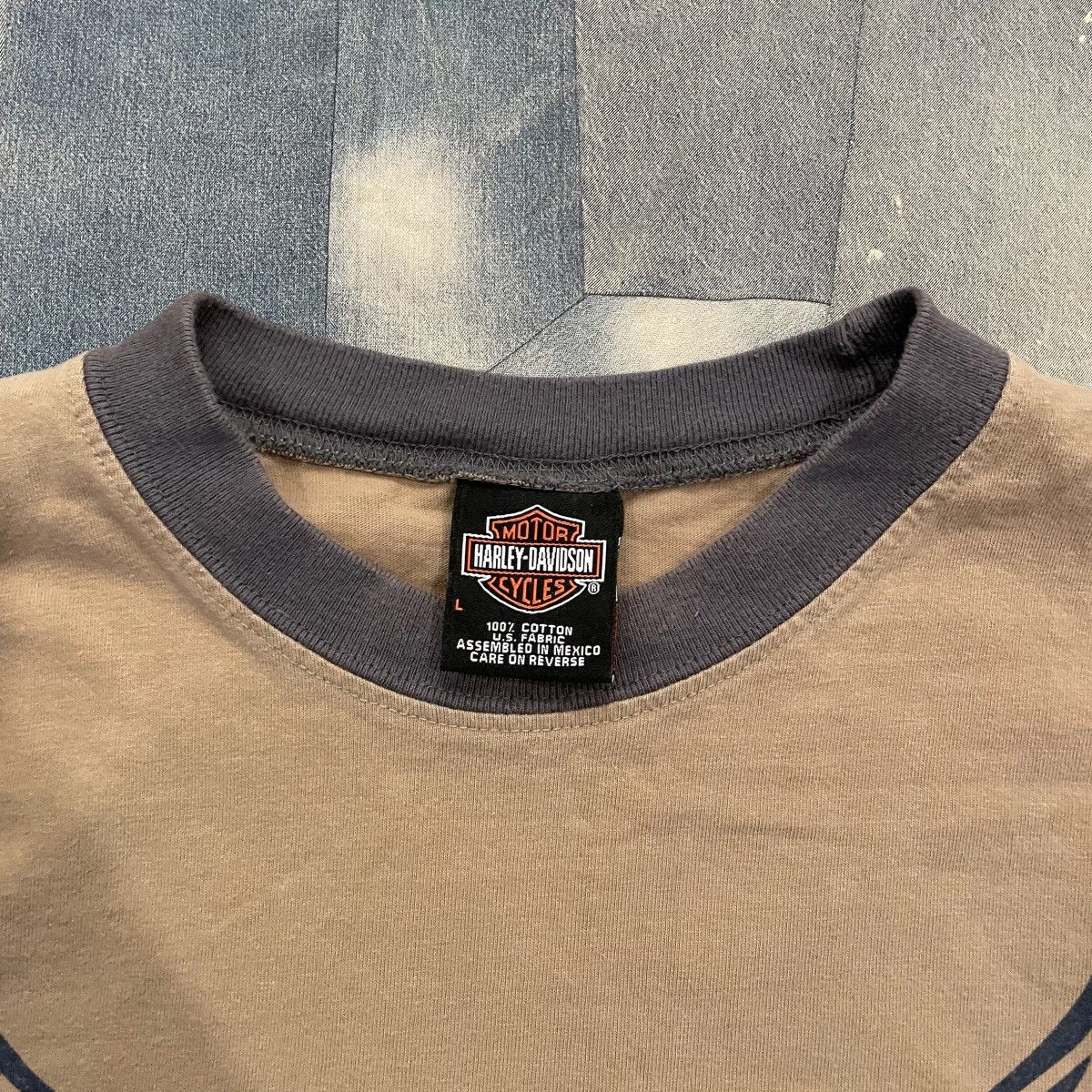 Harley Davidson × Vintage CRAZY Vintage Harley Flame LongSleeve Size US L / EU 52-54 / 3 - 3 Thumbnail