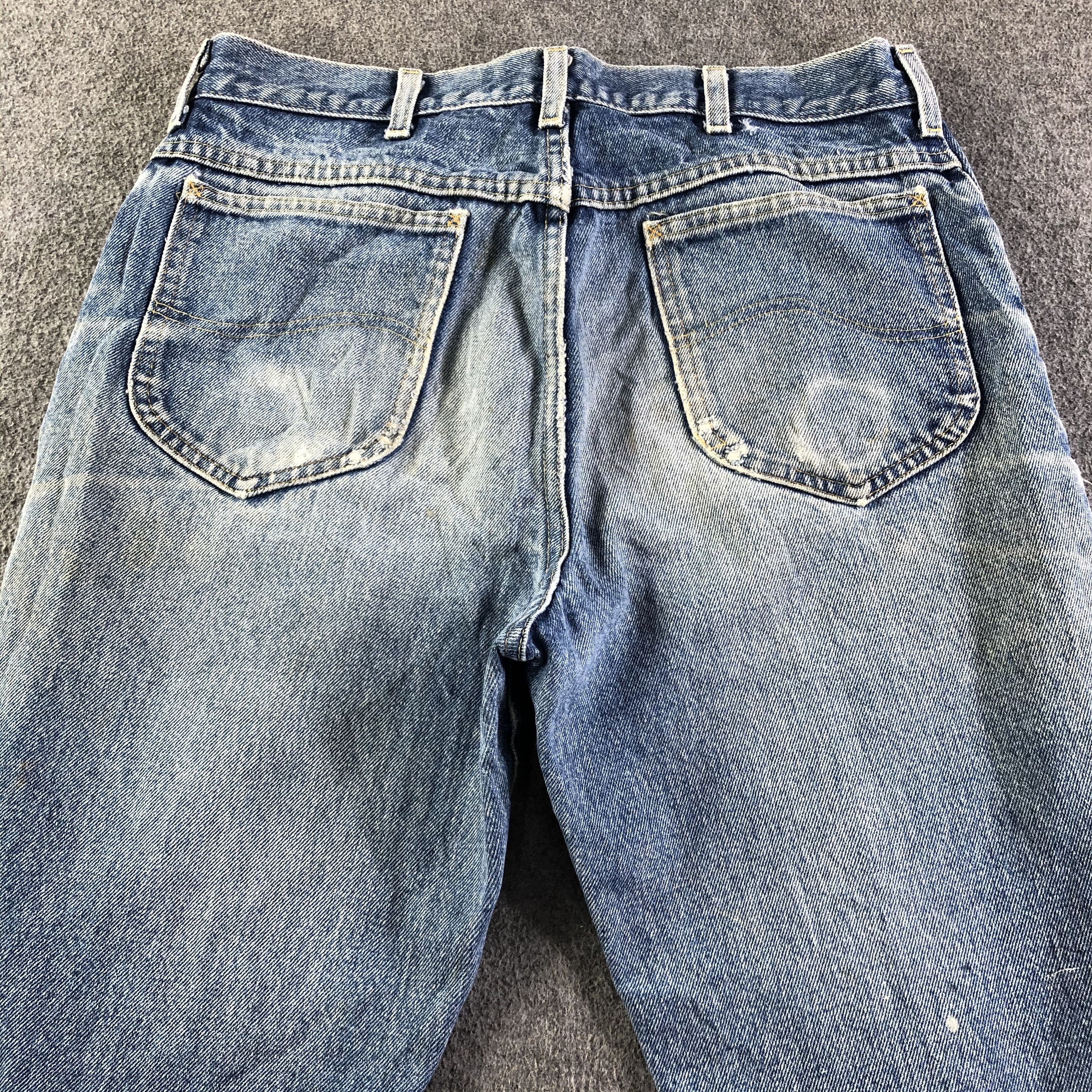 Lee Vintage Blue Wash Lee Jeans-J4144 Size US 33 - 4 Thumbnail