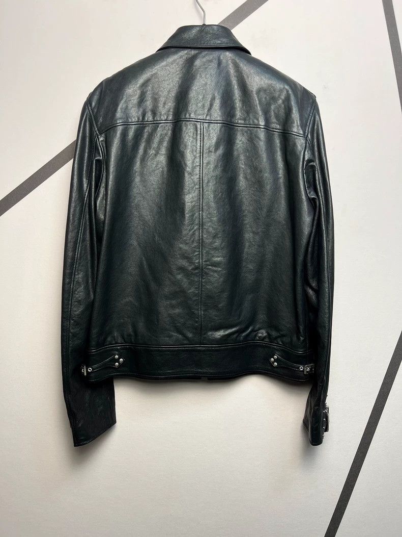 Saint Laurent Paris Saint Laurent Paris Sheepskin rivet leather jacket-2506 Size US M / EU 48-50 / 2 - 2 Thumbnail