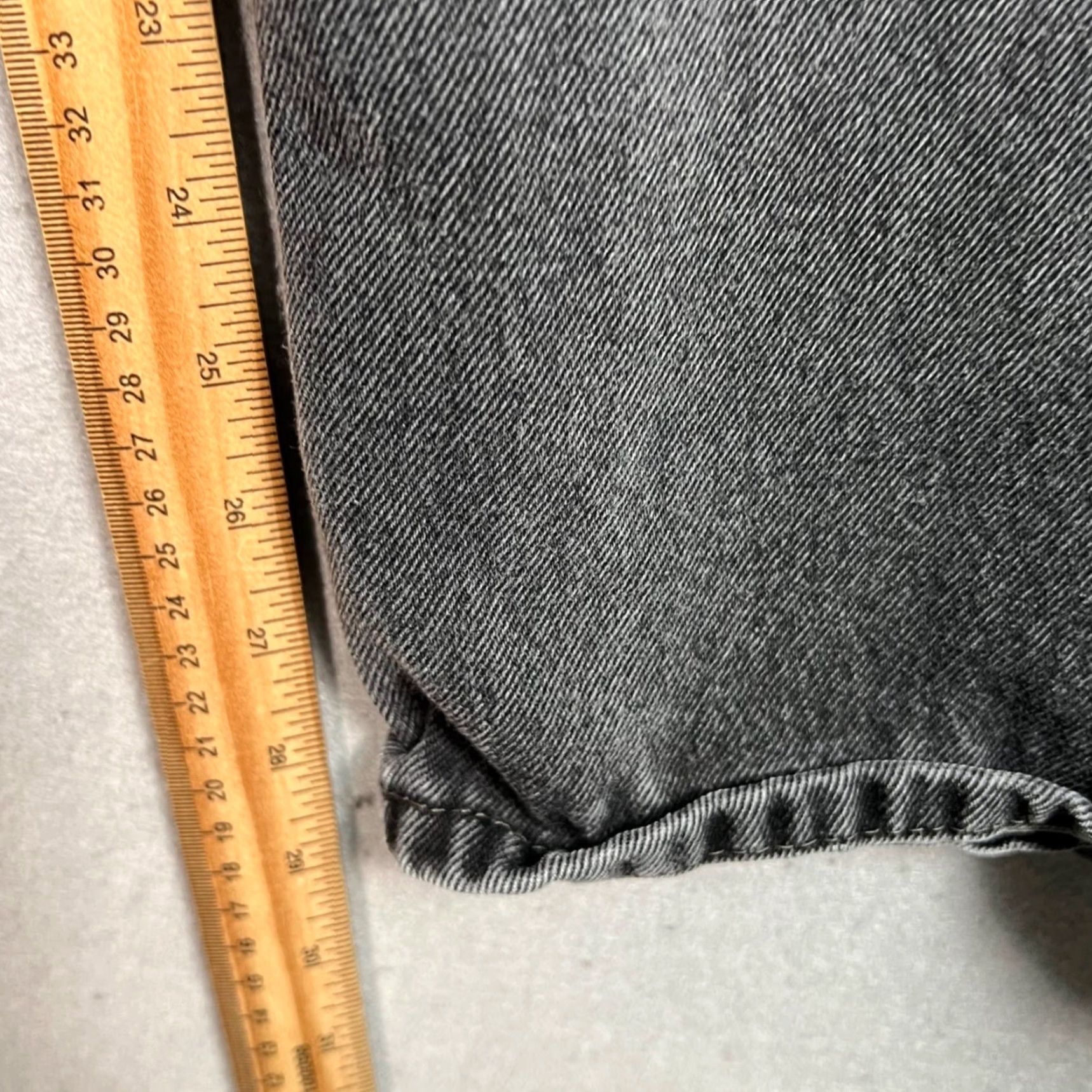 Levi's Levi's 505 Jeans Mens 36x32 Black Cotton Denim Straight Fit 5-Pocket Regular Rise Mid Vintage No N/A Size US 36 / EU 52 - 7 Thumbnail