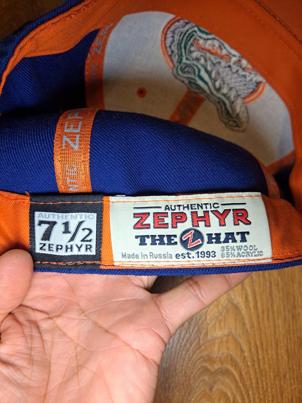 Zephyr Florida Gators Zephyr The Z Hat Baseball Cap Wool 7.5 Blue Size ONE SIZE - 4 Thumbnail