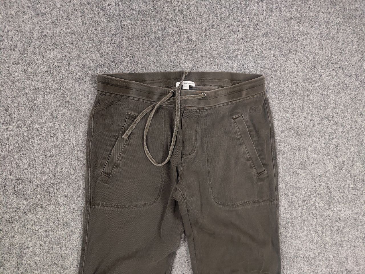 James Perse James Perse Standard Design Olive Faded Cotton Blend Pants Size 30" / US 8 / IT 44 - 9 Thumbnail