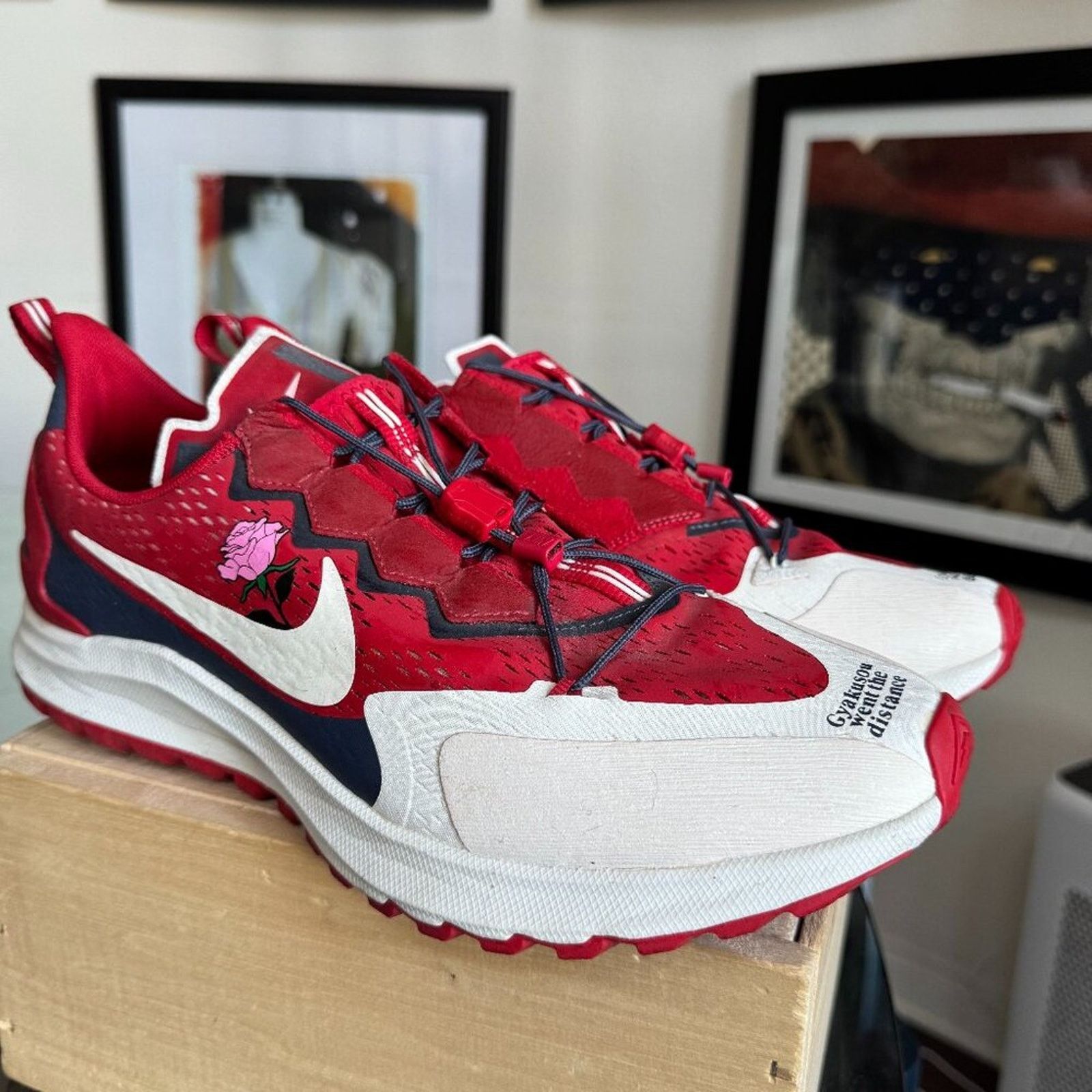 Nike Nike Gyakusou Zoom Pegasus Trail 2 Red Floral, Men’s 10.5 Size US 10.5 / EU 43-44 - 1 Thumbnail