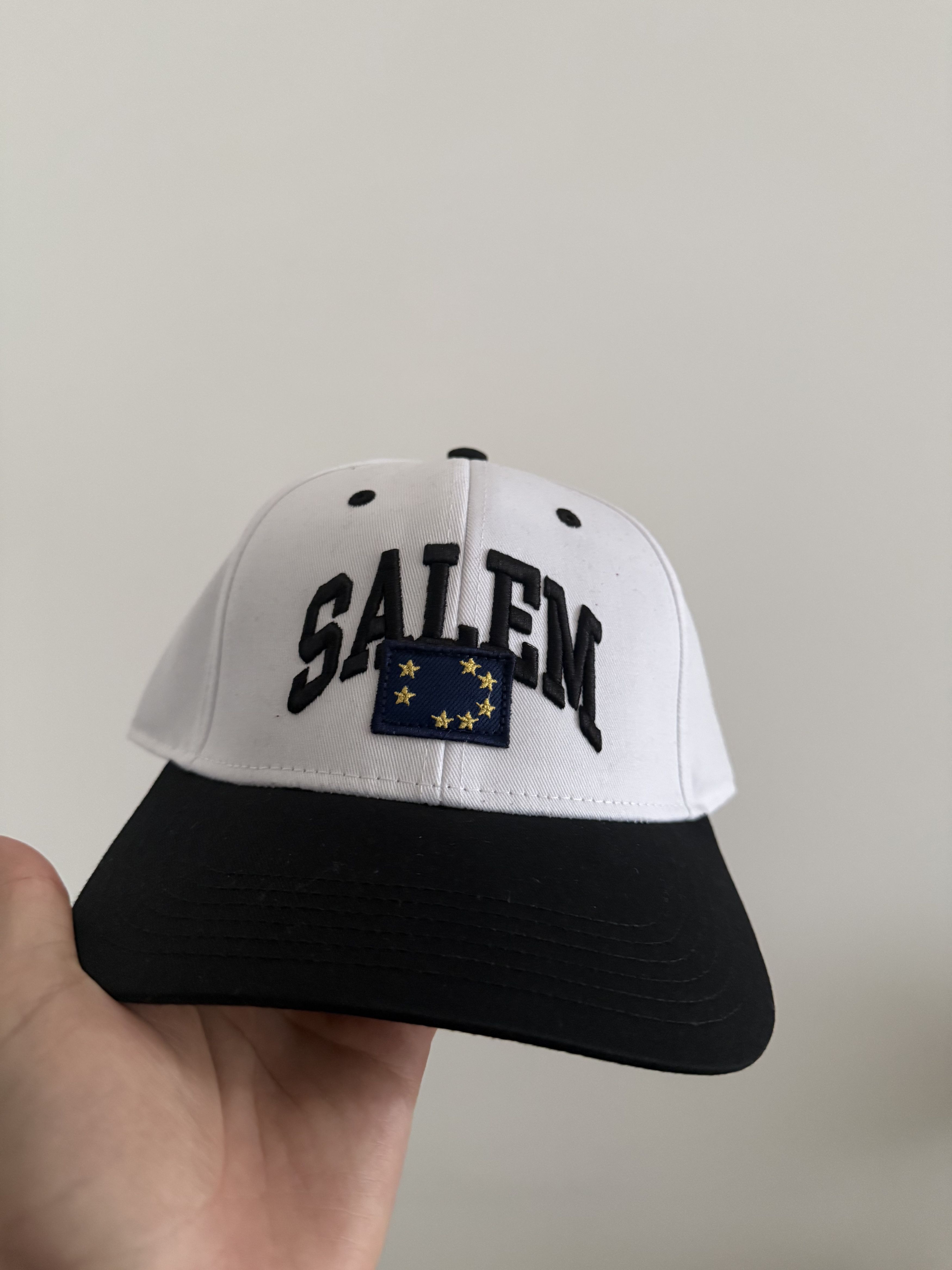 SALEM (S4LEM) WHITE / BLACK HAT