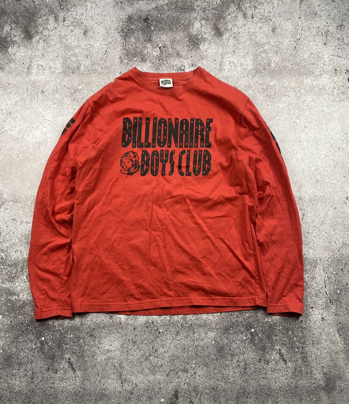 Billionaire Boys Club × Vintage Vintage Billionaire Boys Club Y2K big logo long sleeve red Size US L / EU 52-54 / 3 - 1 Thumbnail