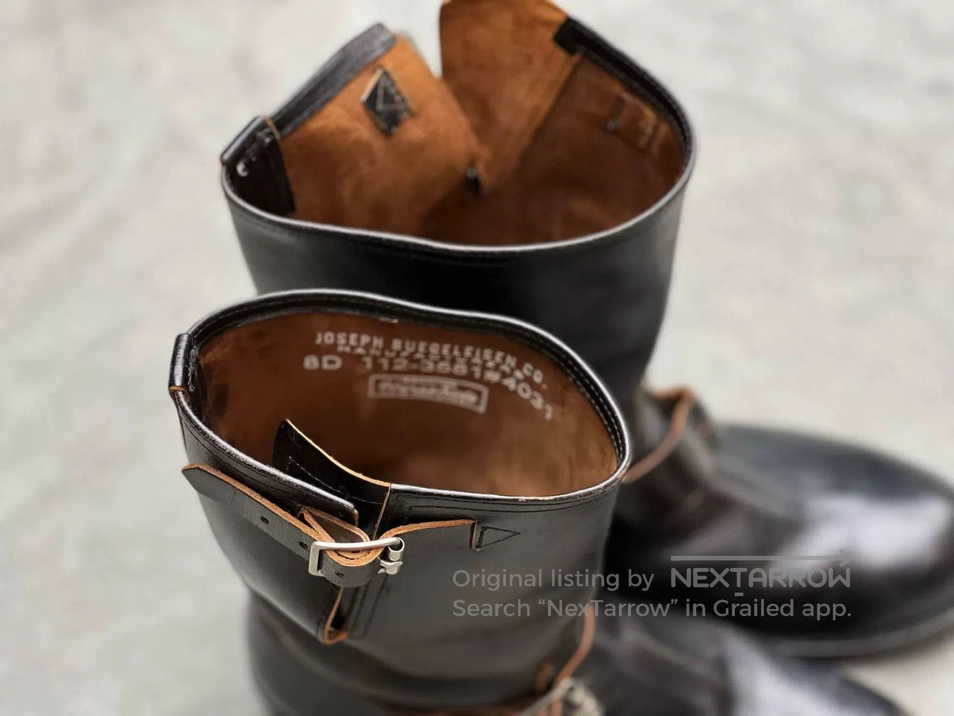 Buco Buco Engineer Boots in Black Leather. Size US 8 / EU 41 - 7 Thumbnail