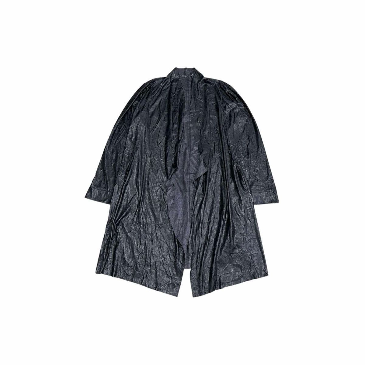 14th Addiction × Japanese Brand × Le Grande Bleu (L.G.B.) 🔥Vintage Italian Faux Leather Long Coat Made In Italy Size US XL / EU 56 / 4 - 5 Thumbnail