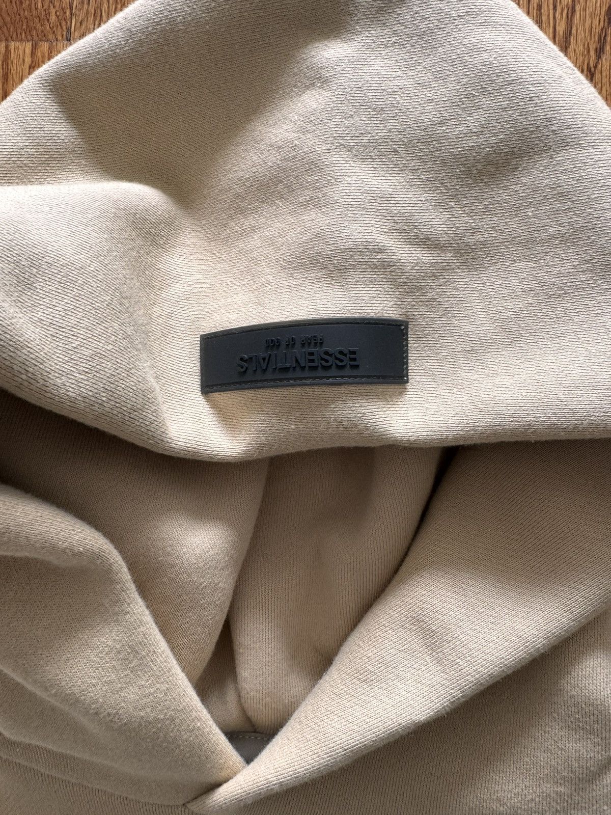 ***ESSENTIALS FEAR OF GOD CREAM HOODIE