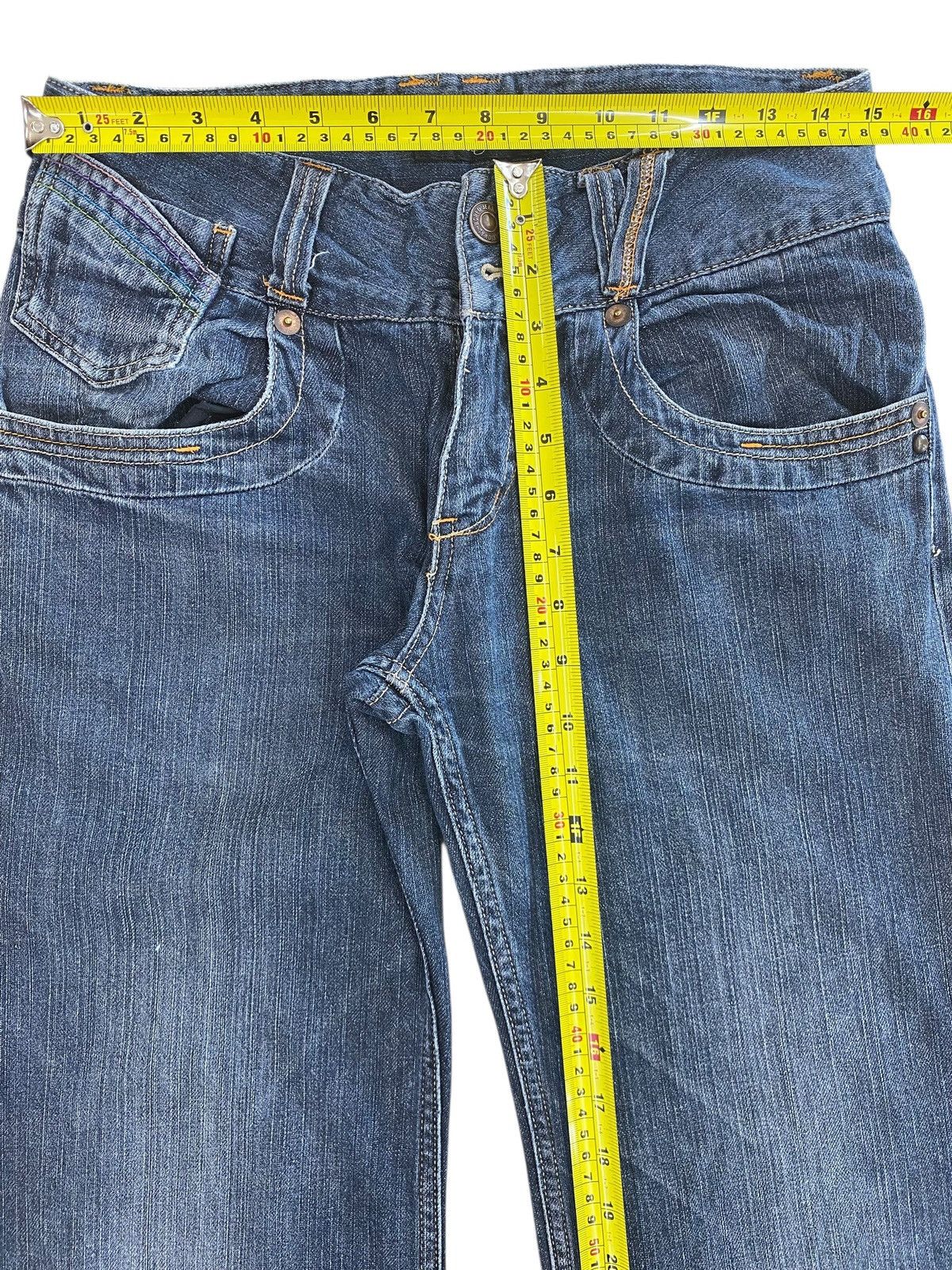 Japanese Brand Japanese Brand Blue Wash Style Boot Cut Leg Jean Size US 30 / EU 46 - 6 Thumbnail