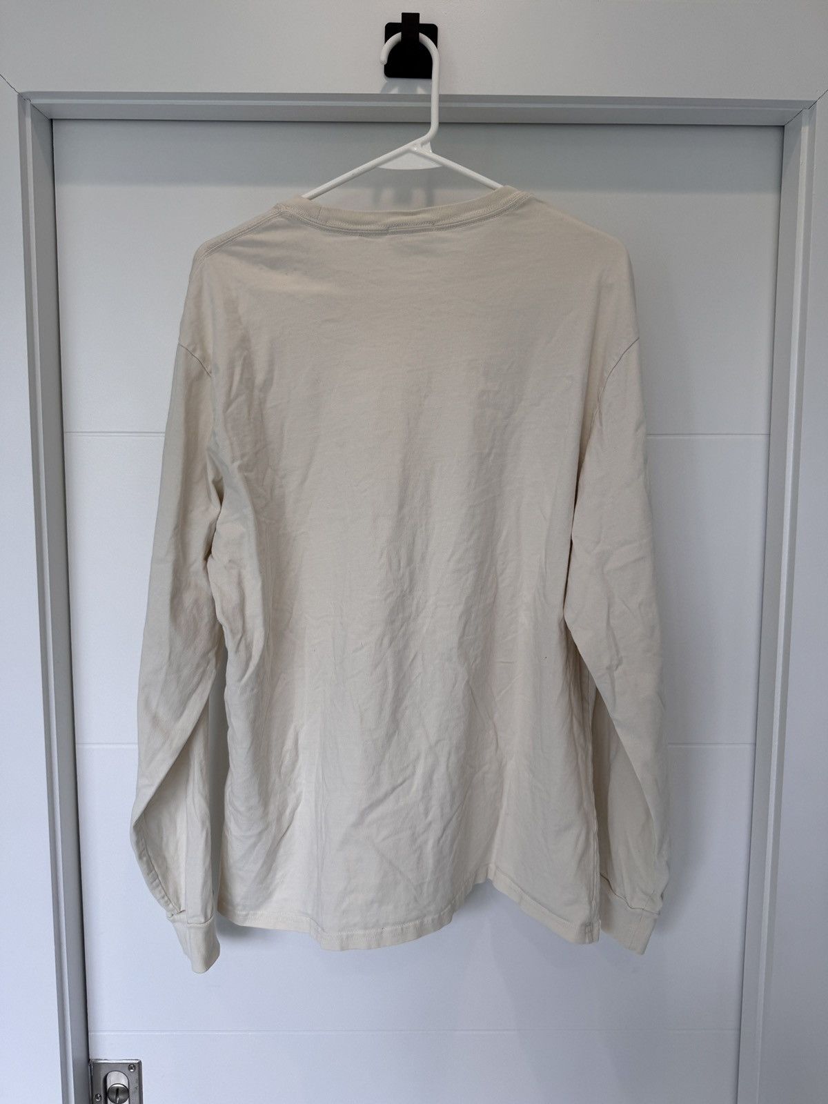 Kith Kith Mens Wisdom Long Sleeve LS Creme Off White Tee Size M Size US M / EU 48-50 / 2 - 7 Thumbnail