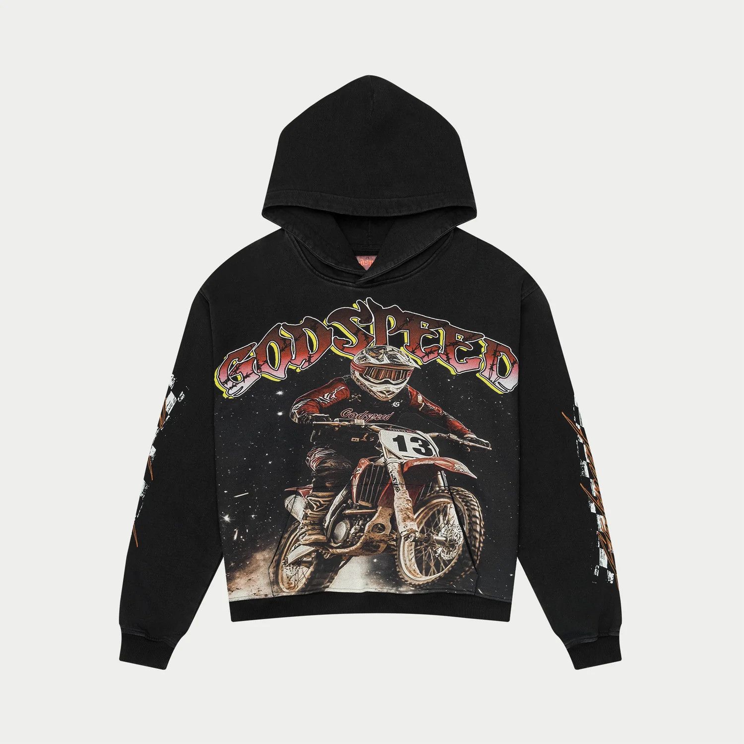 Godspeed Godspeed 'Motorcross' Black Hoodie Size US L / EU 52-54 / 3 - 1 Thumbnail